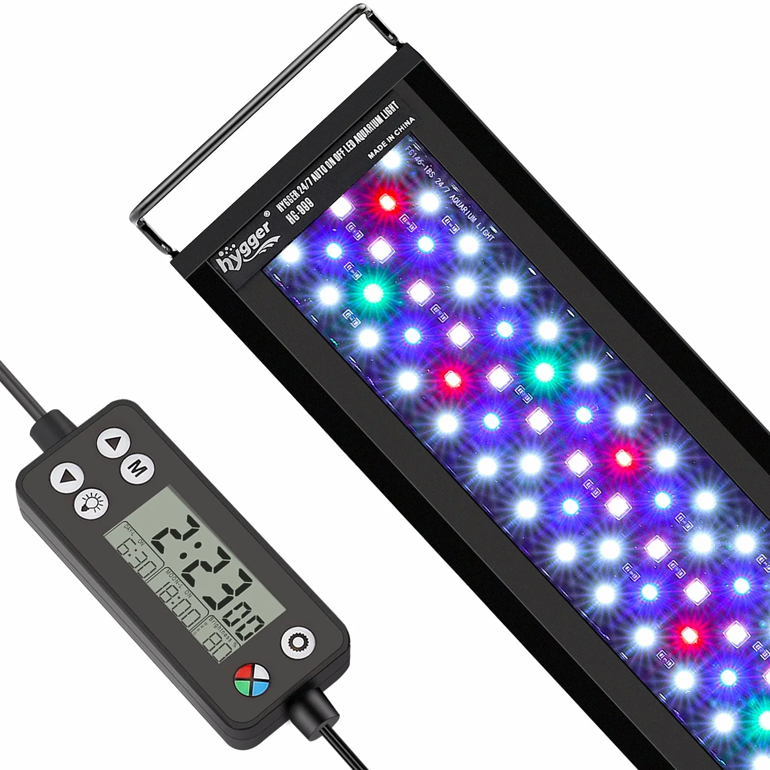 hygger Oświetlenie akwariowe LED 24/7 14 W 30-45 cm