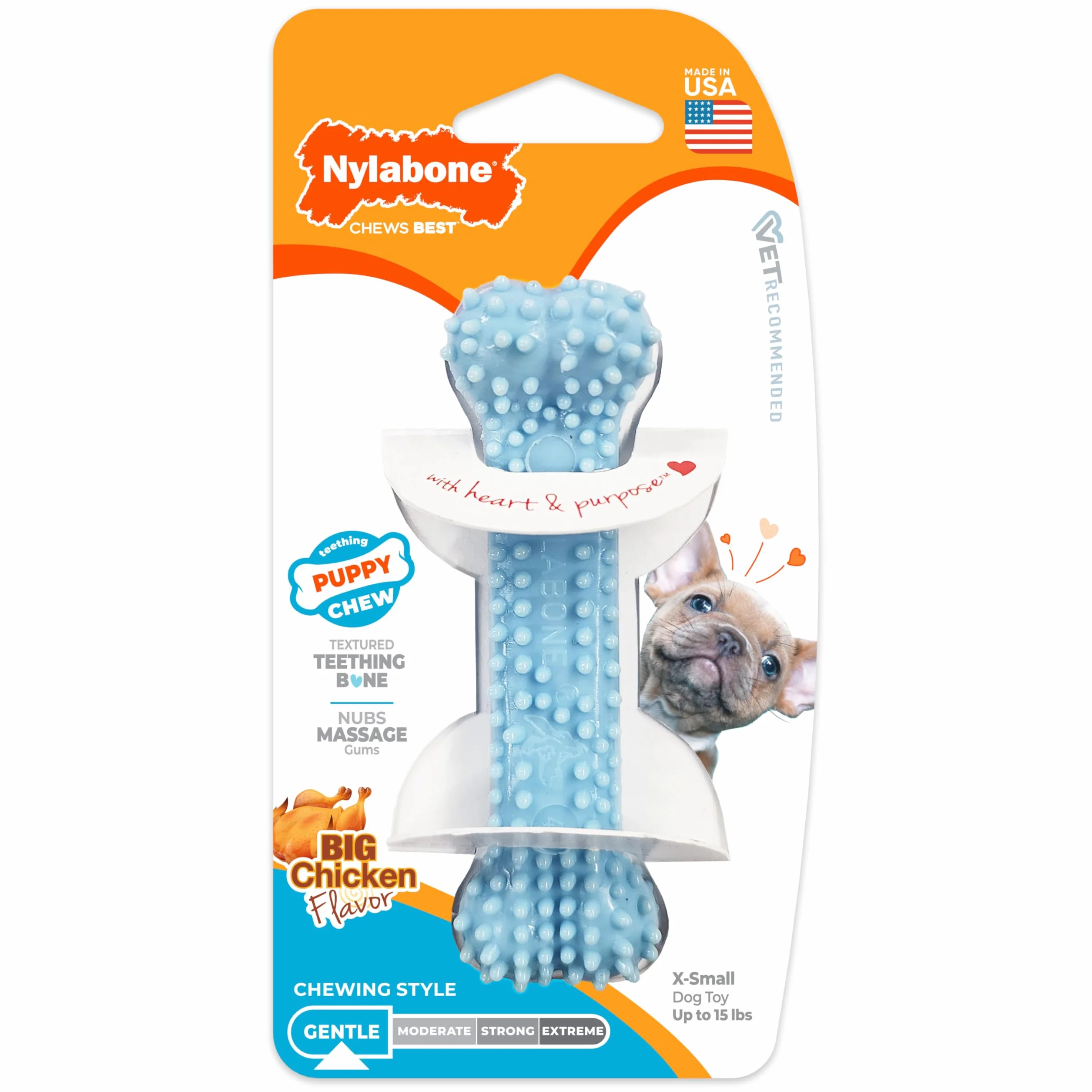 Nylabone Zabawka do Gryzienia, Niebieski, XS