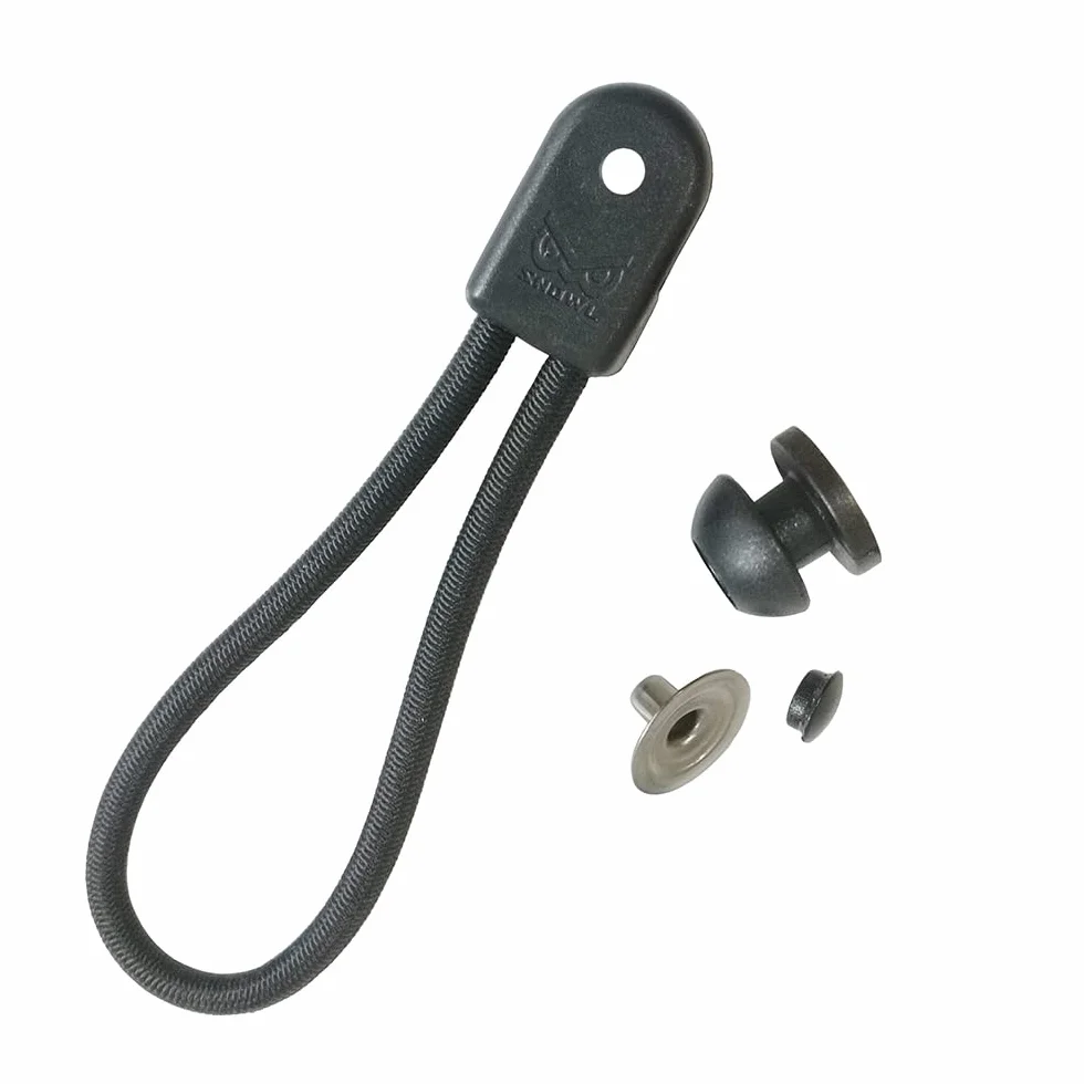 10 zestawów Stayput Shock Cord Loop Bungee Clip Pull Tie Down Tarp Canvas Pokrętła do Marine Truck Car RV Boat Covers