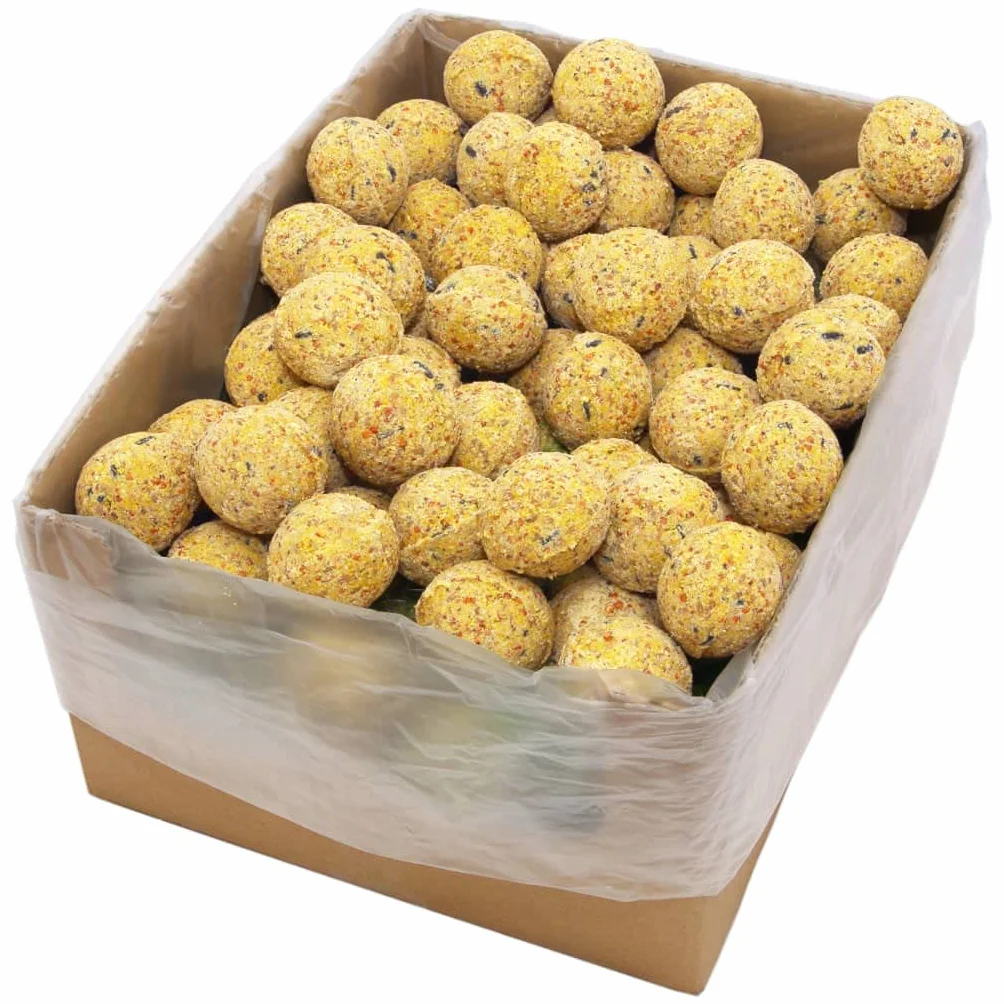 vidaXL Kulki tłuszczowe dla ptaków 200 szt. 90 g