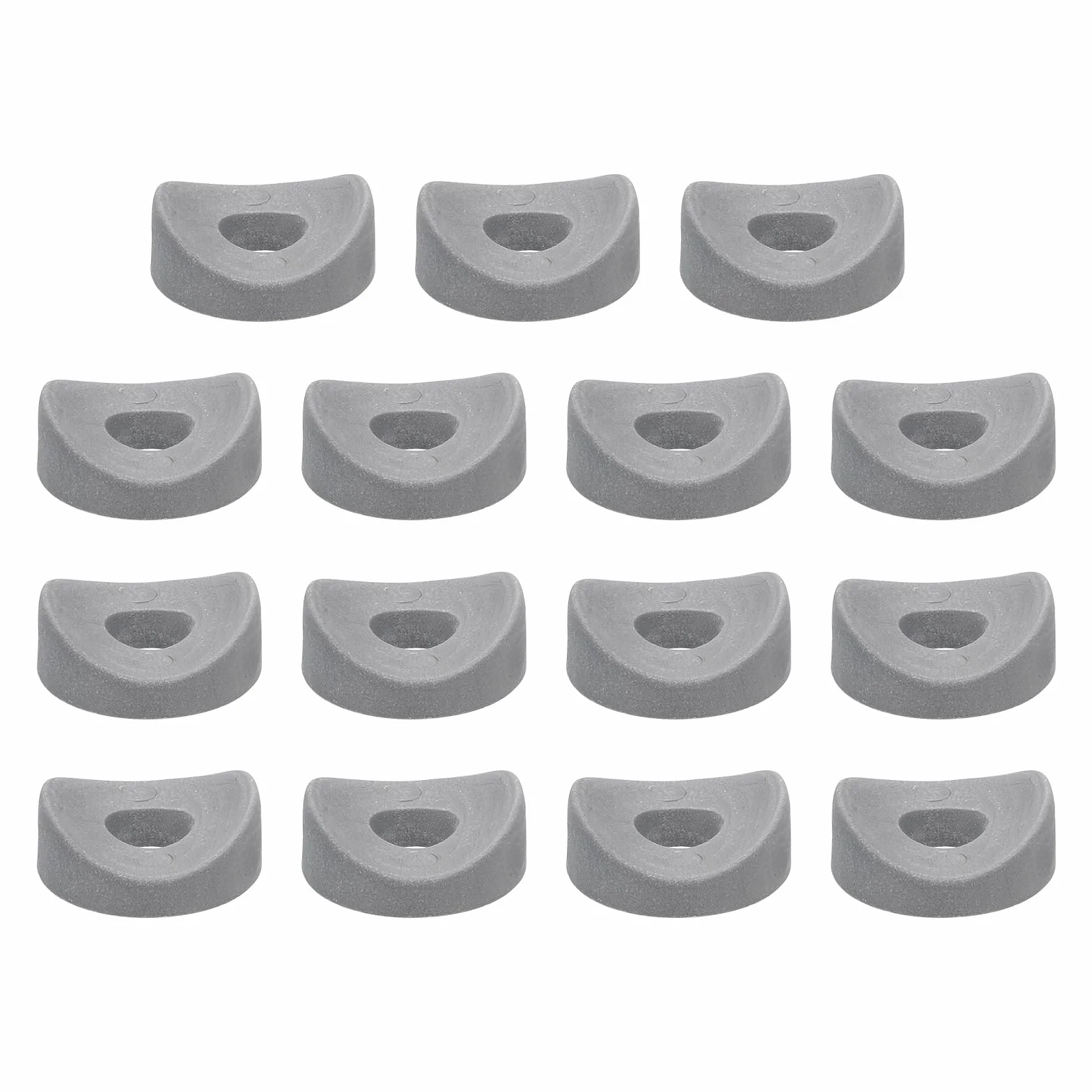 QUARKZMAN 30 sztuk okrągłych podkładek z tworzywa sztucznego, 8 mm x 25 mm x 5 mm szare podkładki dystansowe wklęsłe podkładki dystansowe urządzenie mocujące okrągła rura
