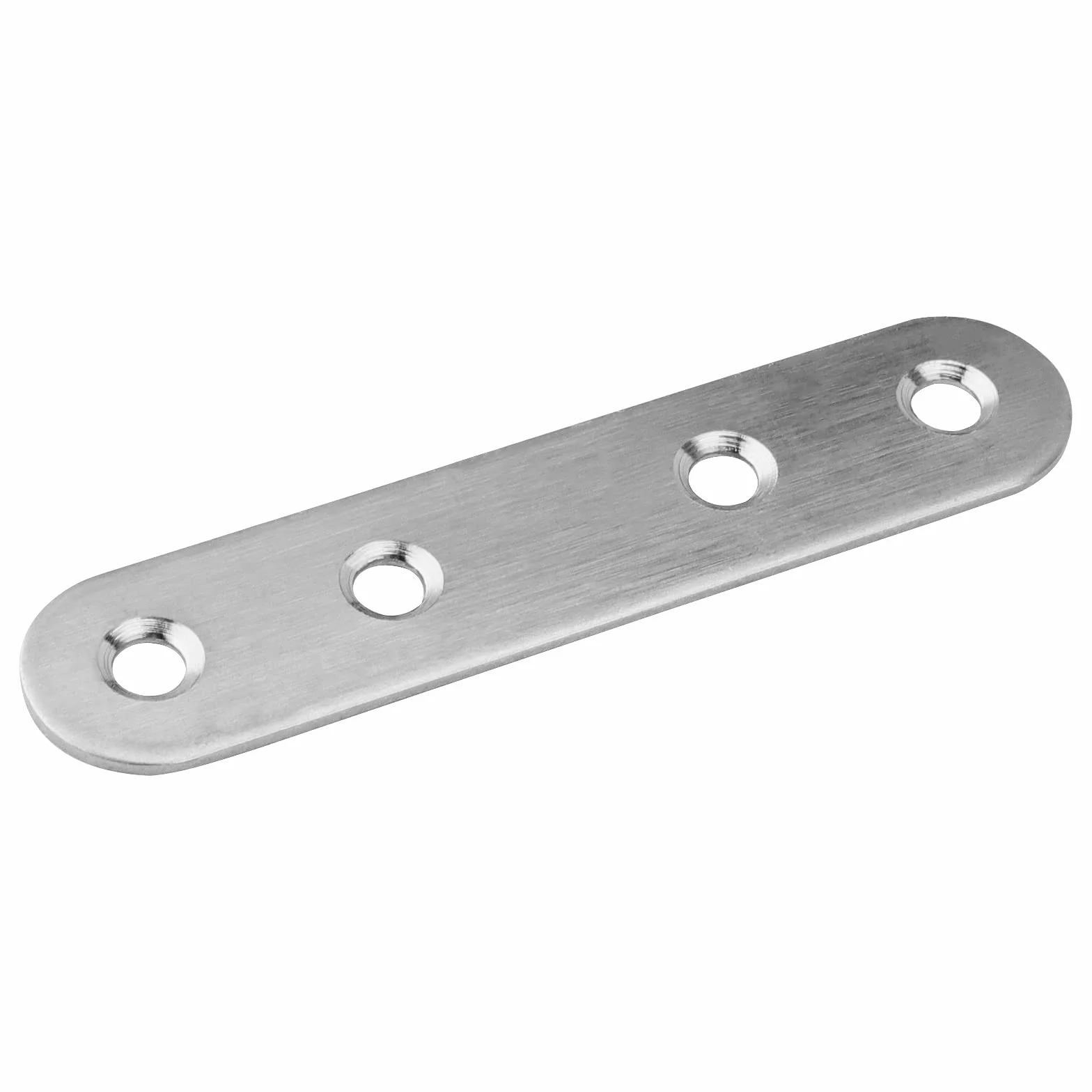 30 szt. płaskich łączników 80 x 17 mm, płytki perforowane ze stali nierdzewnej, płaskie wsporniki narożne, płyta łącząca, 4 otwory, łączniki do drewna z 120 śrubami, metalowe łączniki do