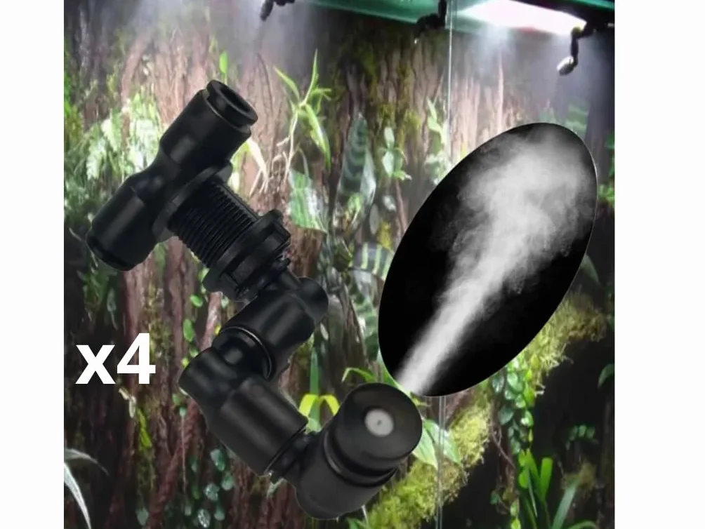 Cyfrowy system deszczu dla gadów terrariów z zegarem