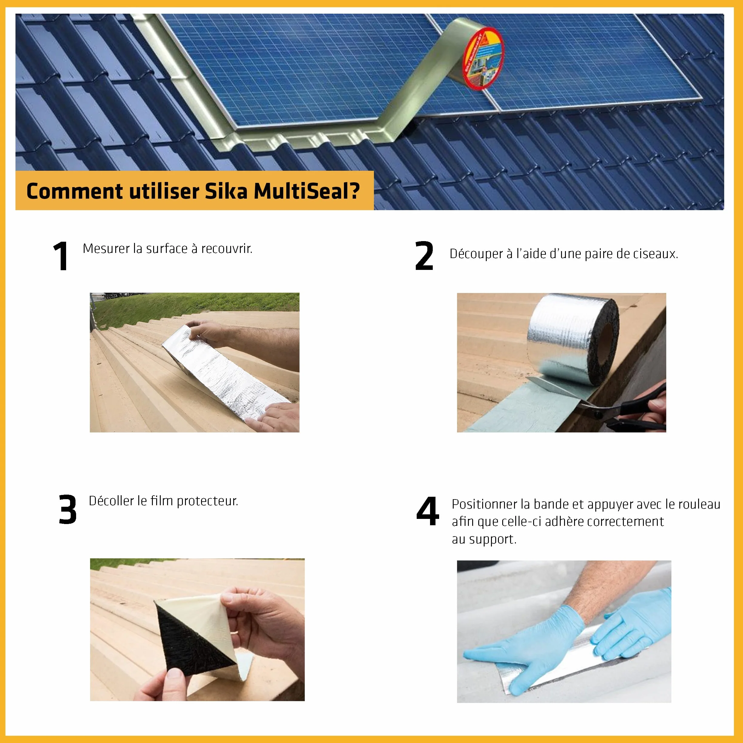 Sika Multiseal, odporna na rozdarcie samoprzylepna taśma uszczelniająca, 150 mm x 10 m, szara