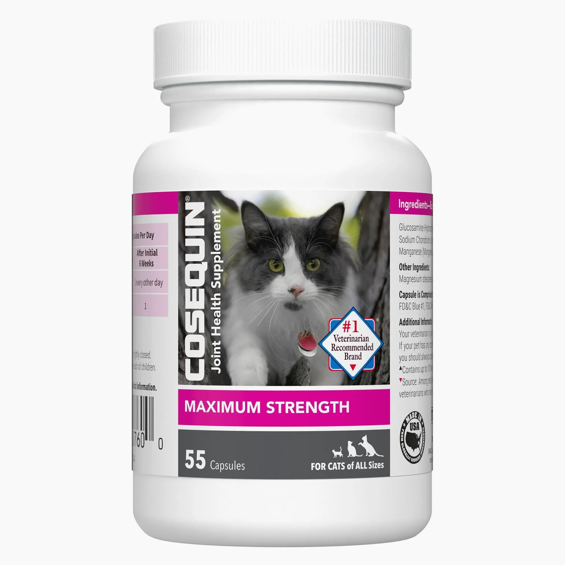 Nutramax Cosequin Joint Health Supplement for Cats, 55 Capsules