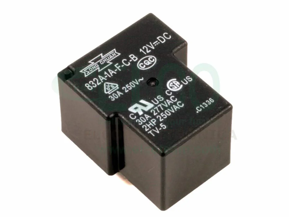 Song Chuan 832A-1A-F-C-B 12VDC przekaźnik mocy 30A
