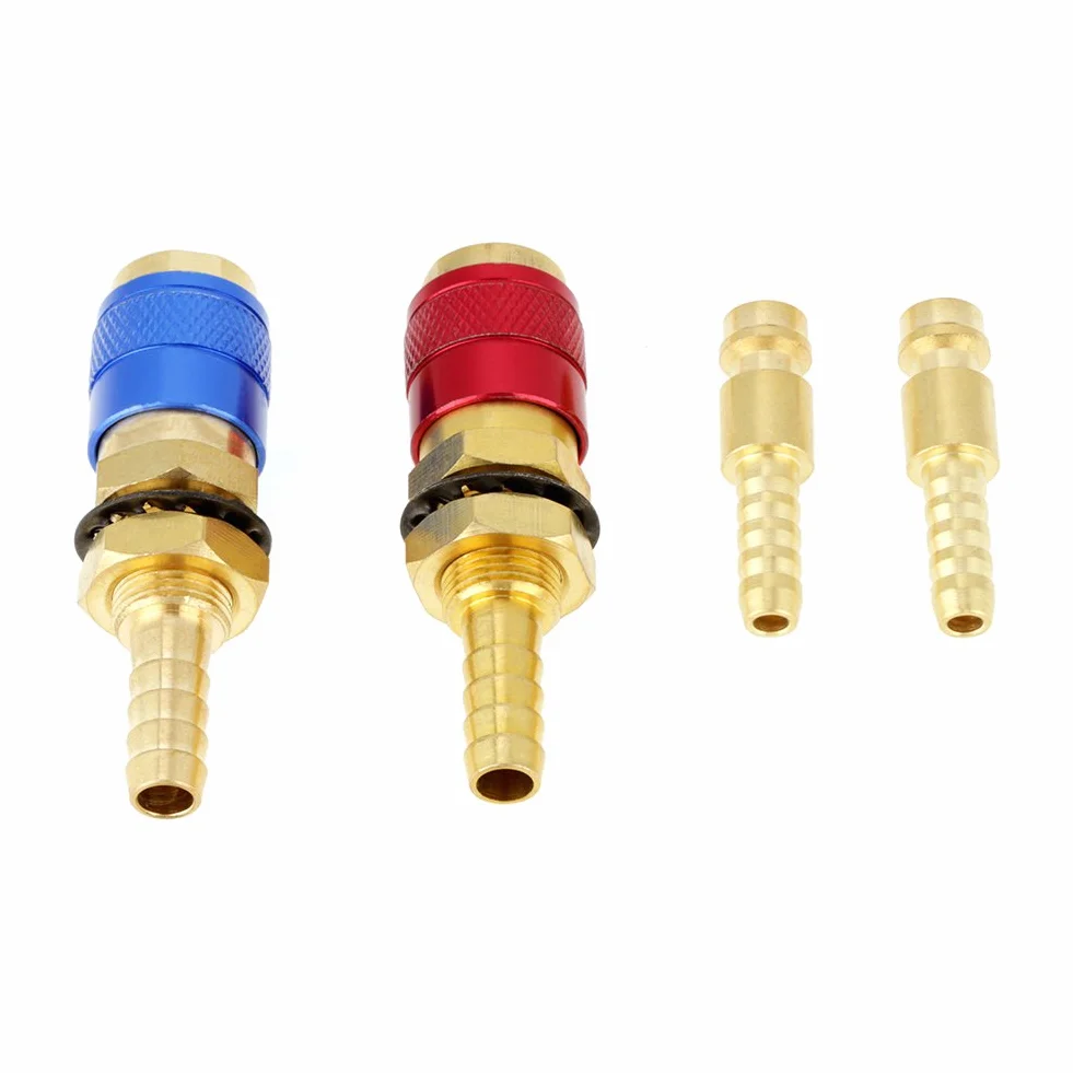 Adapter gazowy 8mm chłodzony wodą do palnika TIG 2 sztuki