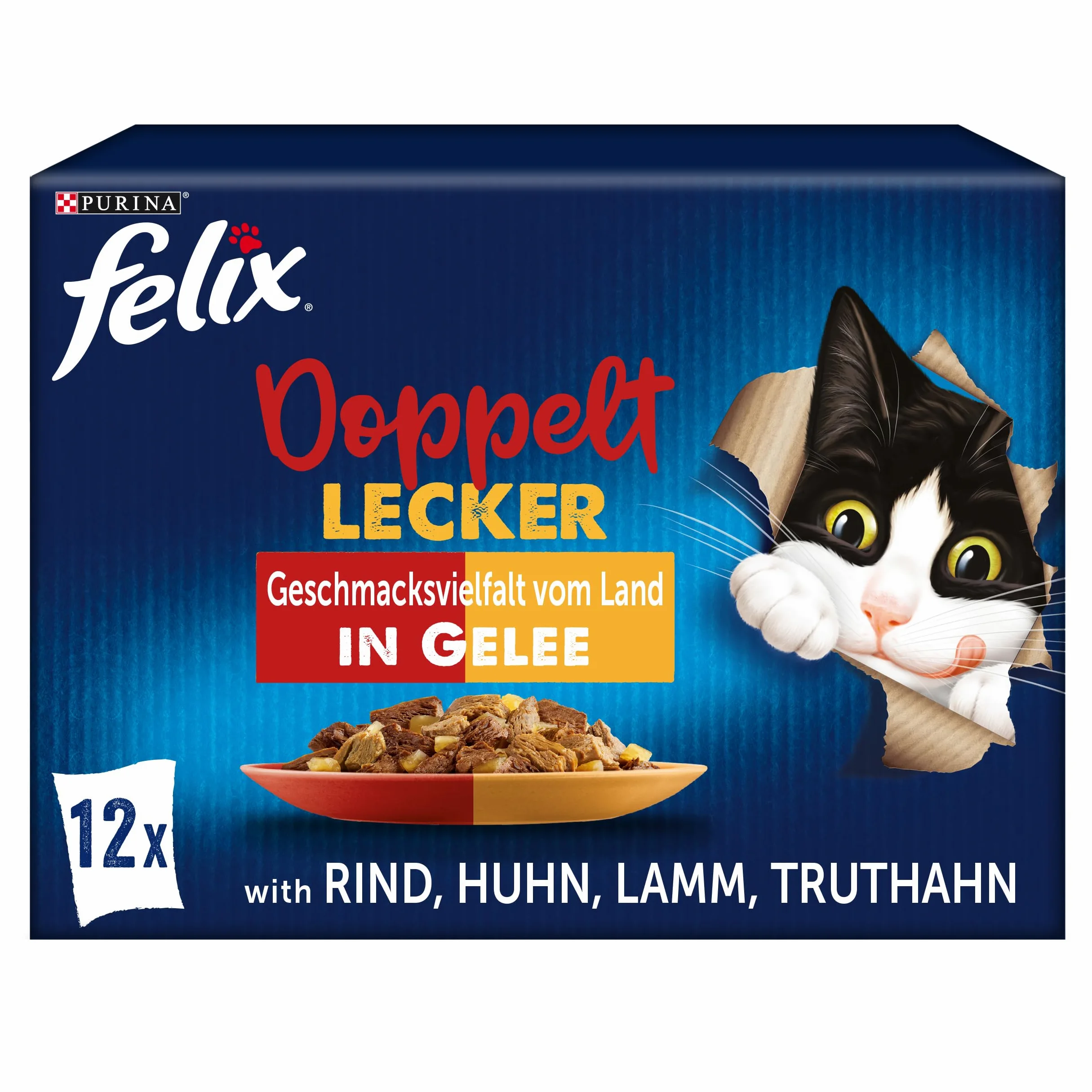 Felix Podwójne pyszne, opakowanie 6 (1 x 12 x 85 g)