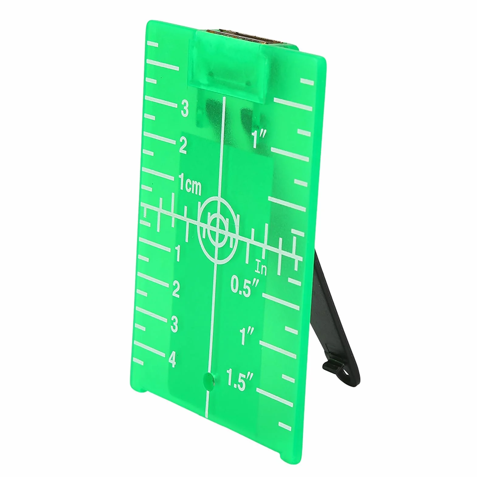 Doppelte magnetische Zielplatte mit Bein für -Pegelmesser Cross Line(Green)