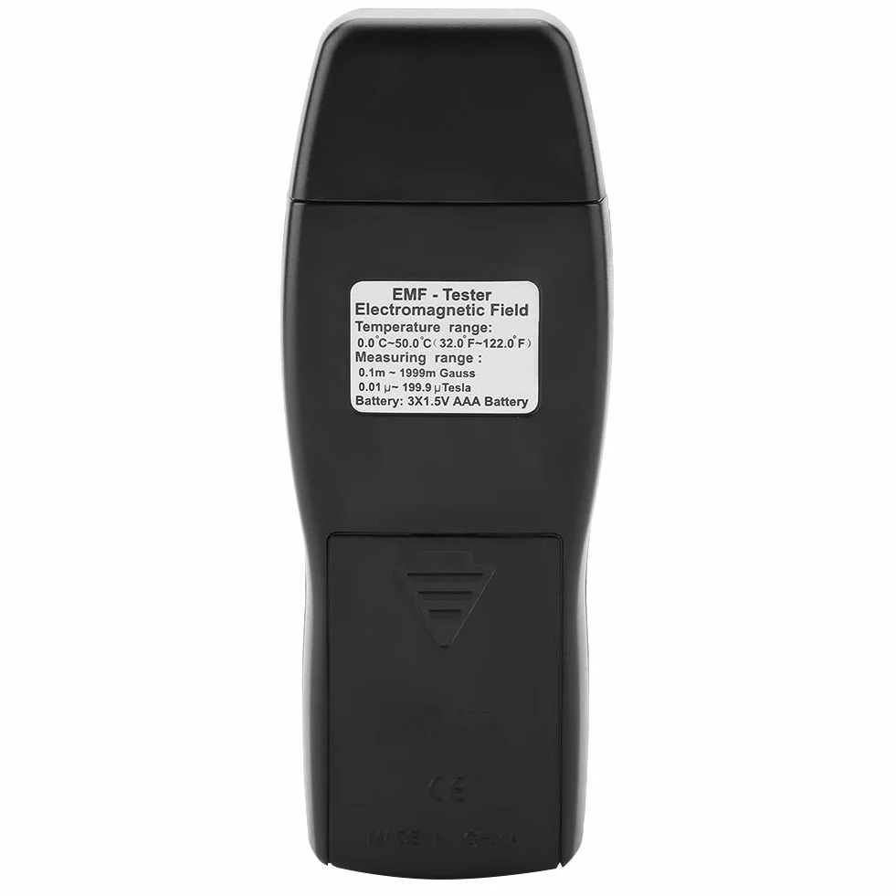 Miernik EMF, Cyfrowy Detektor Promieniowania Pola Elektromagnetycznego Ręczny Cyfrowy Detektor EMF LCD, Domowy Detektor Promieniowania, świetny Tester do Domowych Inspekcji EMF, Biura, na Zewnątrz