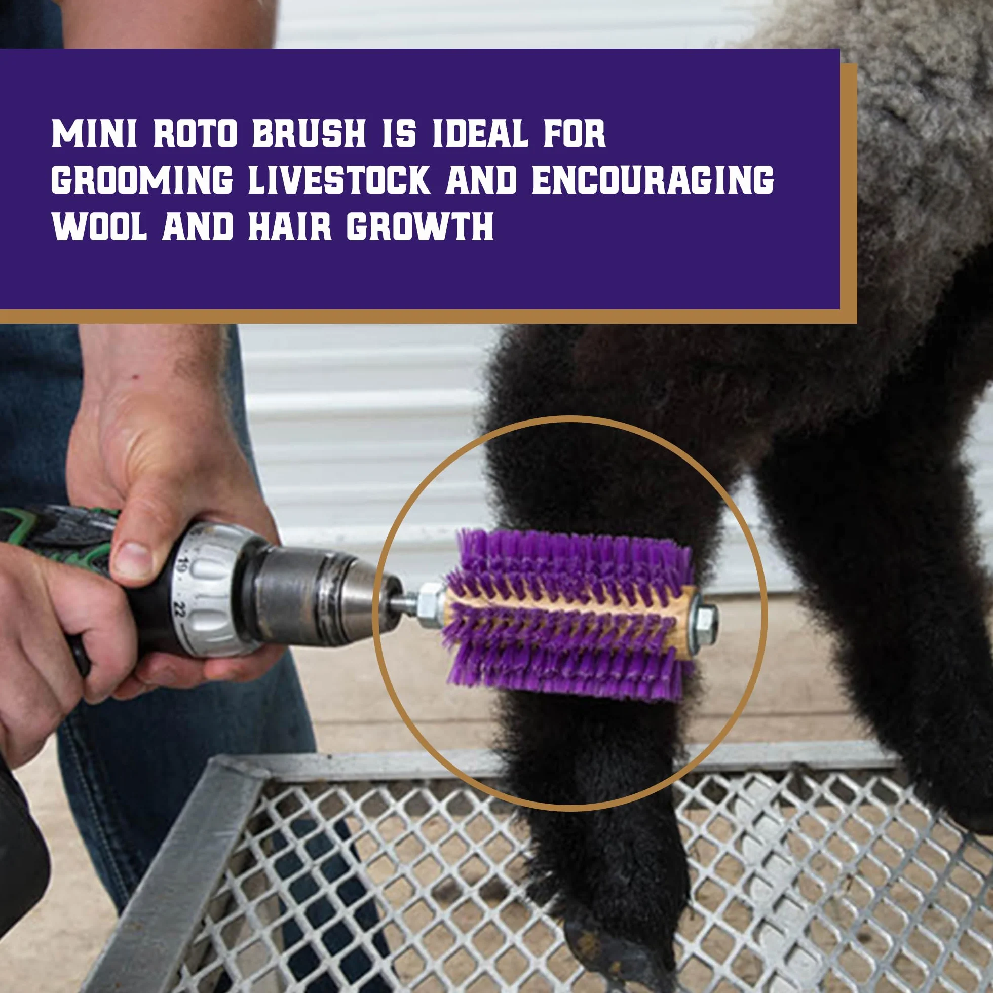 Weaver Leather Livestock Mini Roto Brush