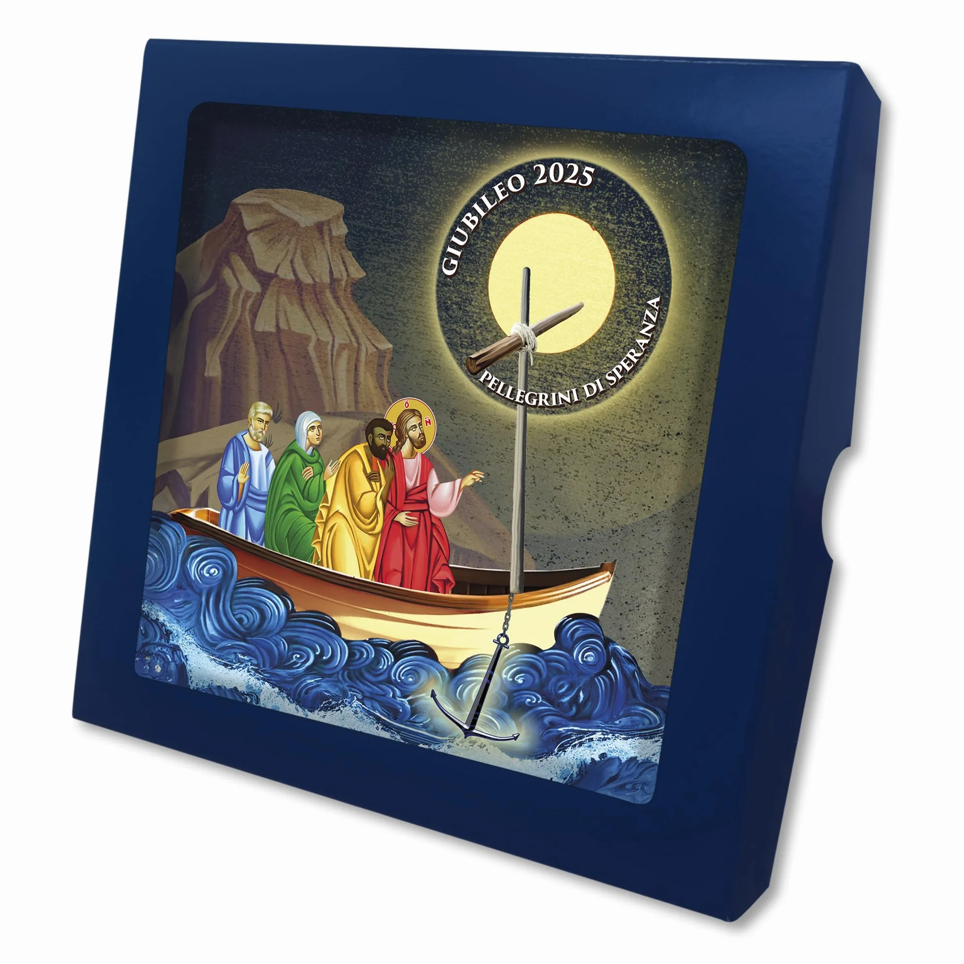 FRATELLI BONELLA - Płytka ceramiczna 20 x 20 cm przedstawiająca jubileusz - płytka ze świętą figurą do zawieszenia - płytka ceramiczna