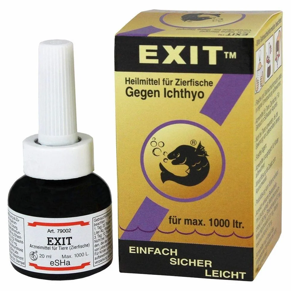 ESHA EXIT Ichthyo 20 ml na 1000 litrów środek leczniczy do maks. 1000 litrów
