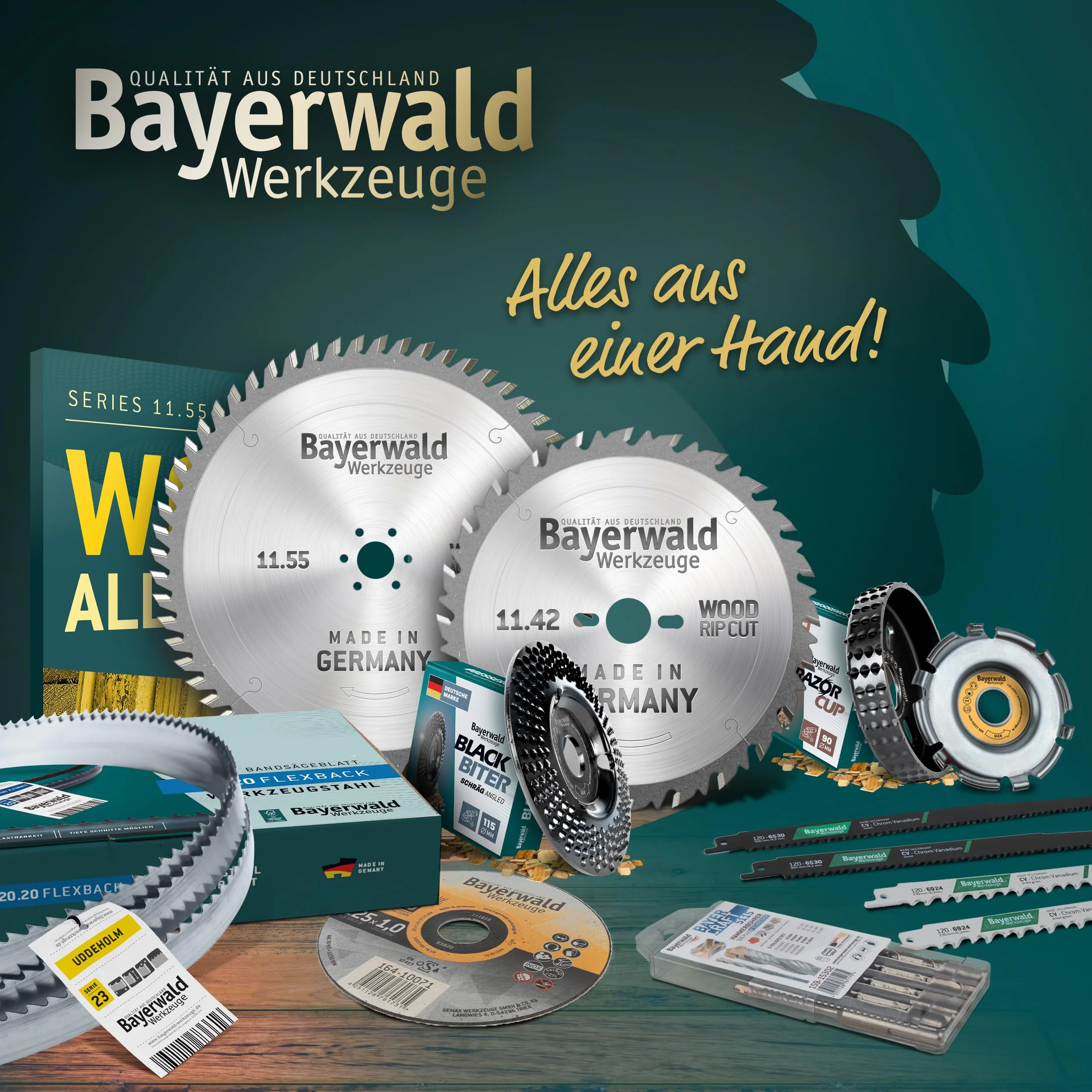 Bayerwald brzeszczot taśmowy 1400 x 6 x 0,36 x 6 do drewna metali nieżelaznych tworzywa sztucznego cienkich blach pasująca do Scheppach HBS20 HB800