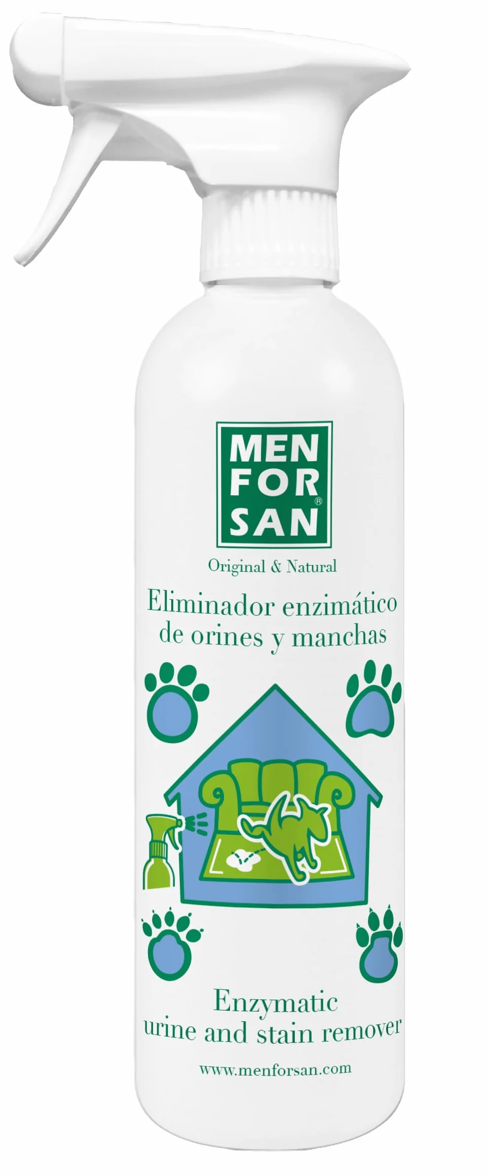 MENFORSAN Enzymatyczny środek do usuwania moczu i plam zwierząt domowych - 500 ml