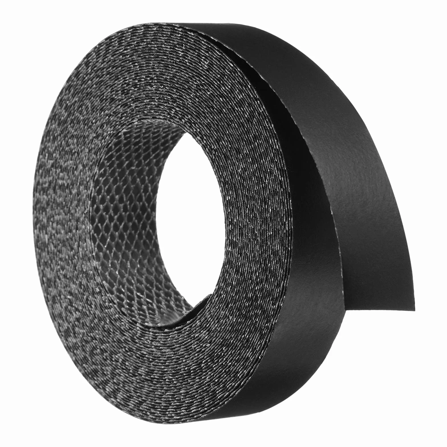 QUARKZMAN Obrzeże forniru drewnianego 3/4 cala x 25 ft do naprawy mebli, czarne