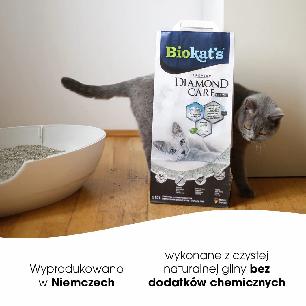 Biokat'S Diamond Care Ściółka z Naturalnej Gliny 10 L