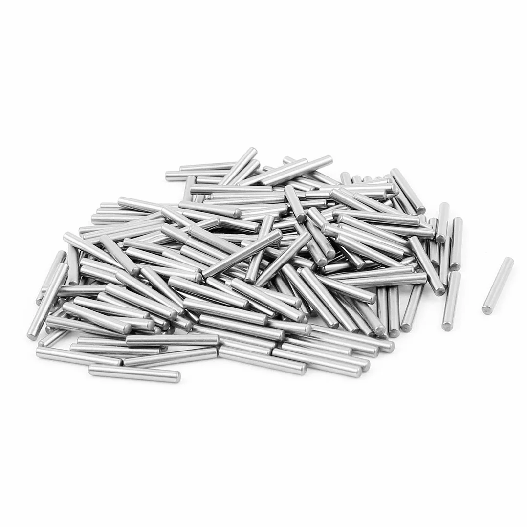 sourcingmap® 2 mm x 15,8 mm równoległe kołki kołkowe ze stali nierdzewnej 200 szt.