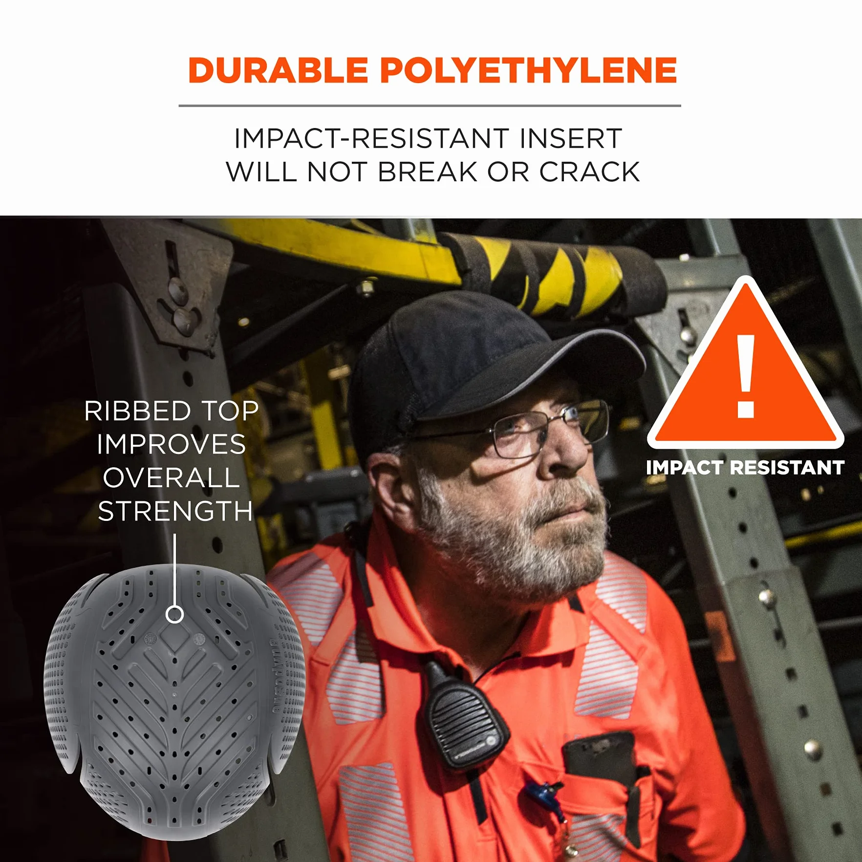 Ergodyne Skullerz 8945F(x) uniwersalna wkładka z odpowietrznikiem do czapki baseballowej