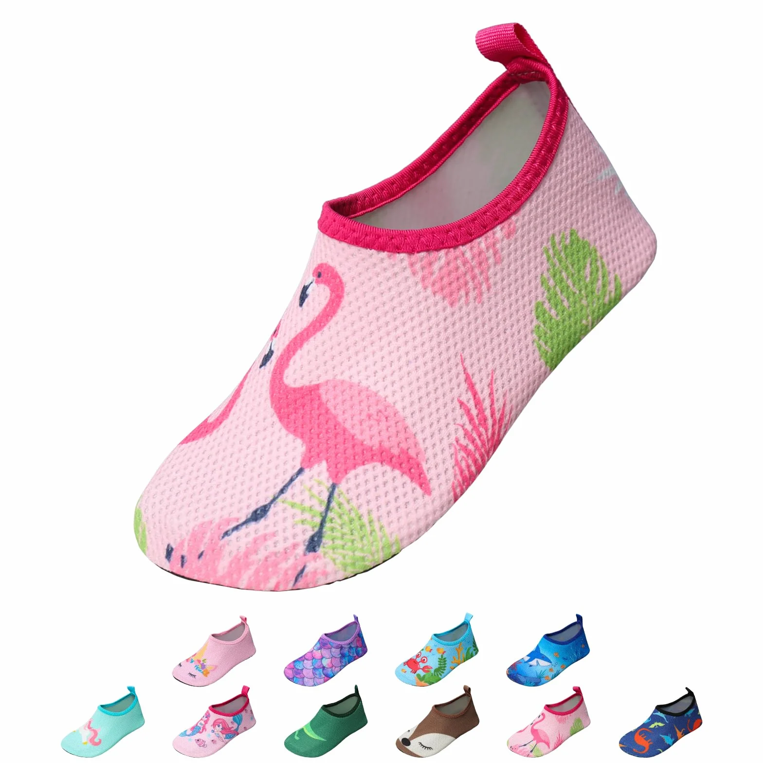 EDOTON Buty kąpielowe dla dziewczynek, buty do pływania, na plażę, lekkie buty do chodzenia boso, szybkoschnące buty do surfowania