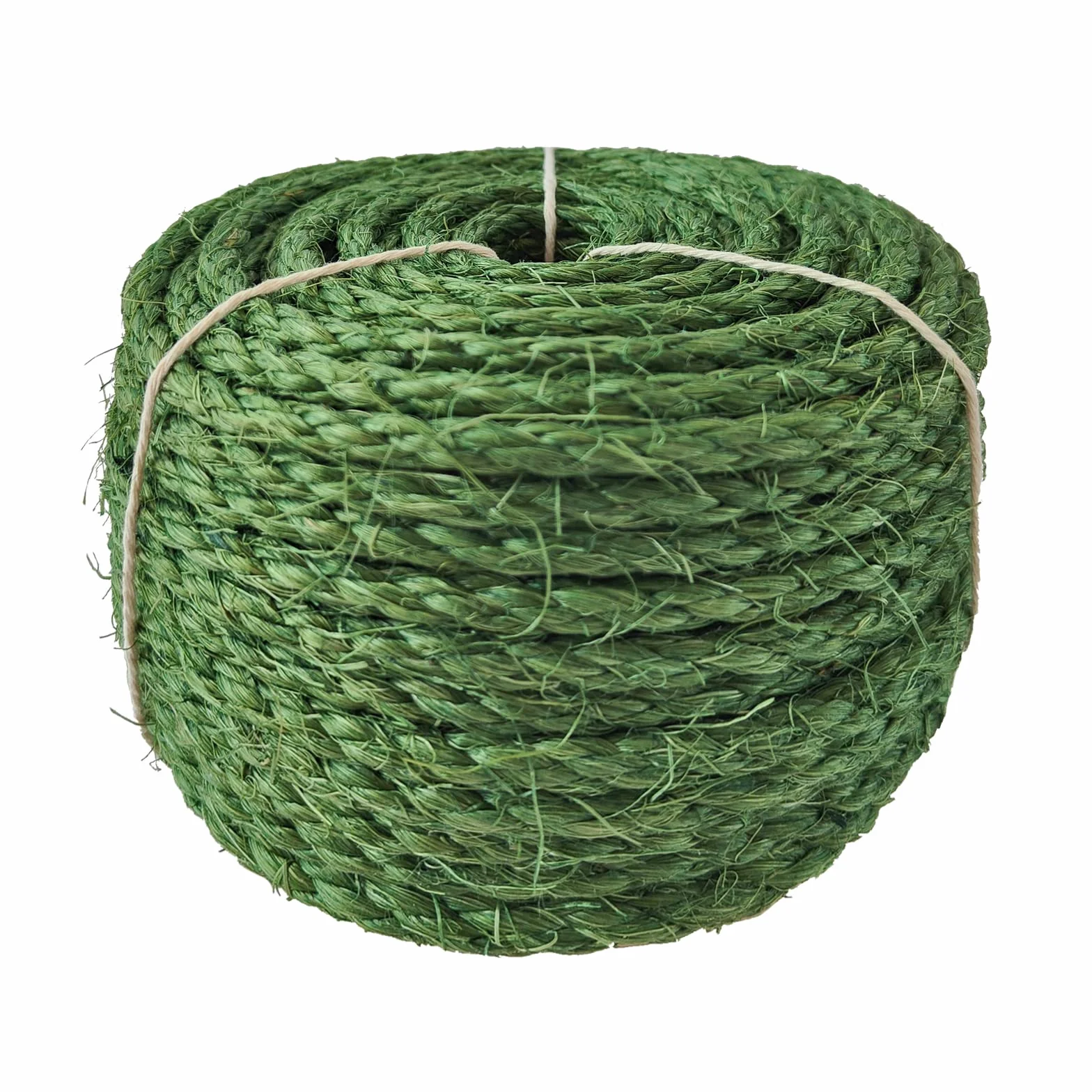 Lina sizalowa 6 mm x 10 m zielona do drapaka dla kota