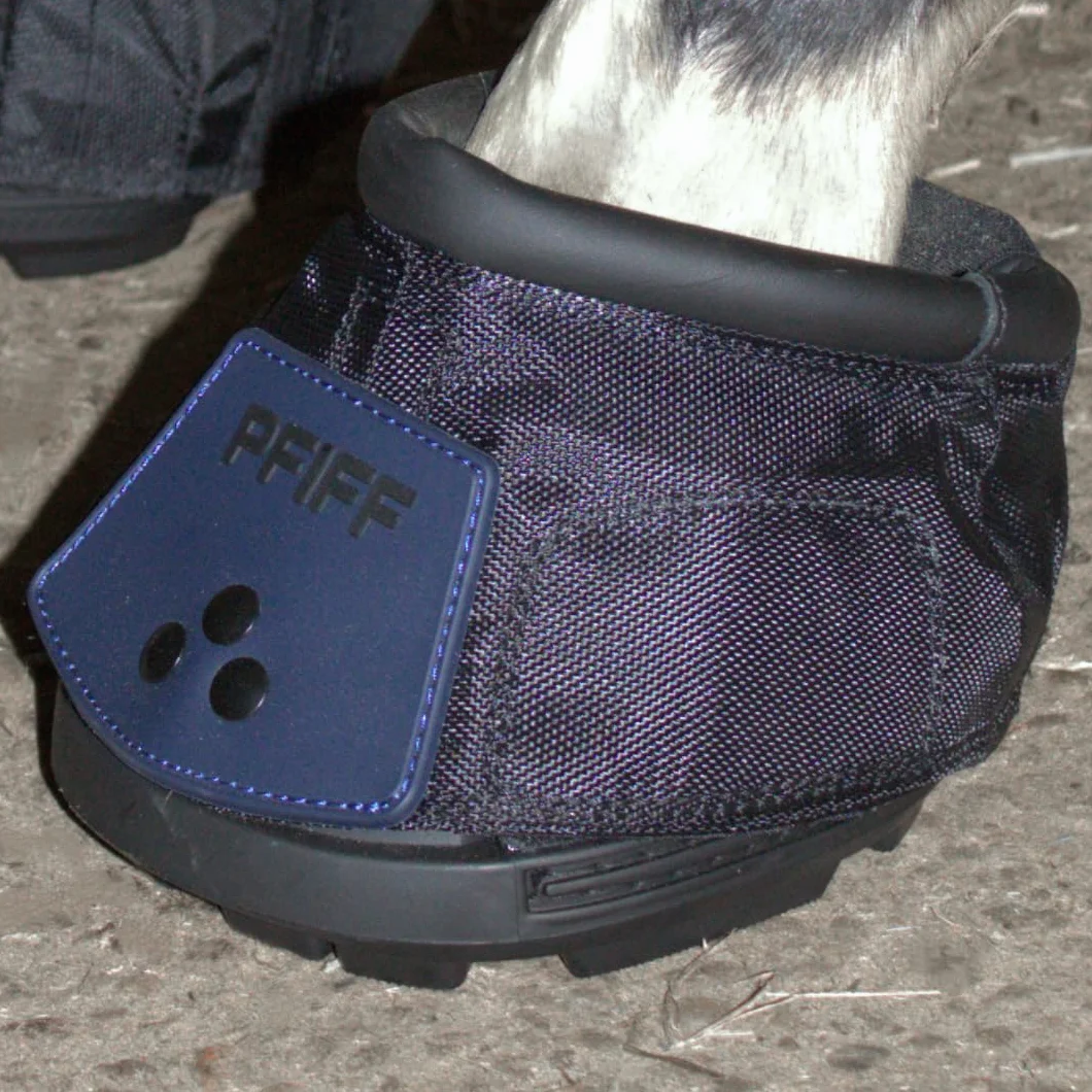 PFIFF 102855 Buty w kształcie kopyta, czarno-niebieskie 1