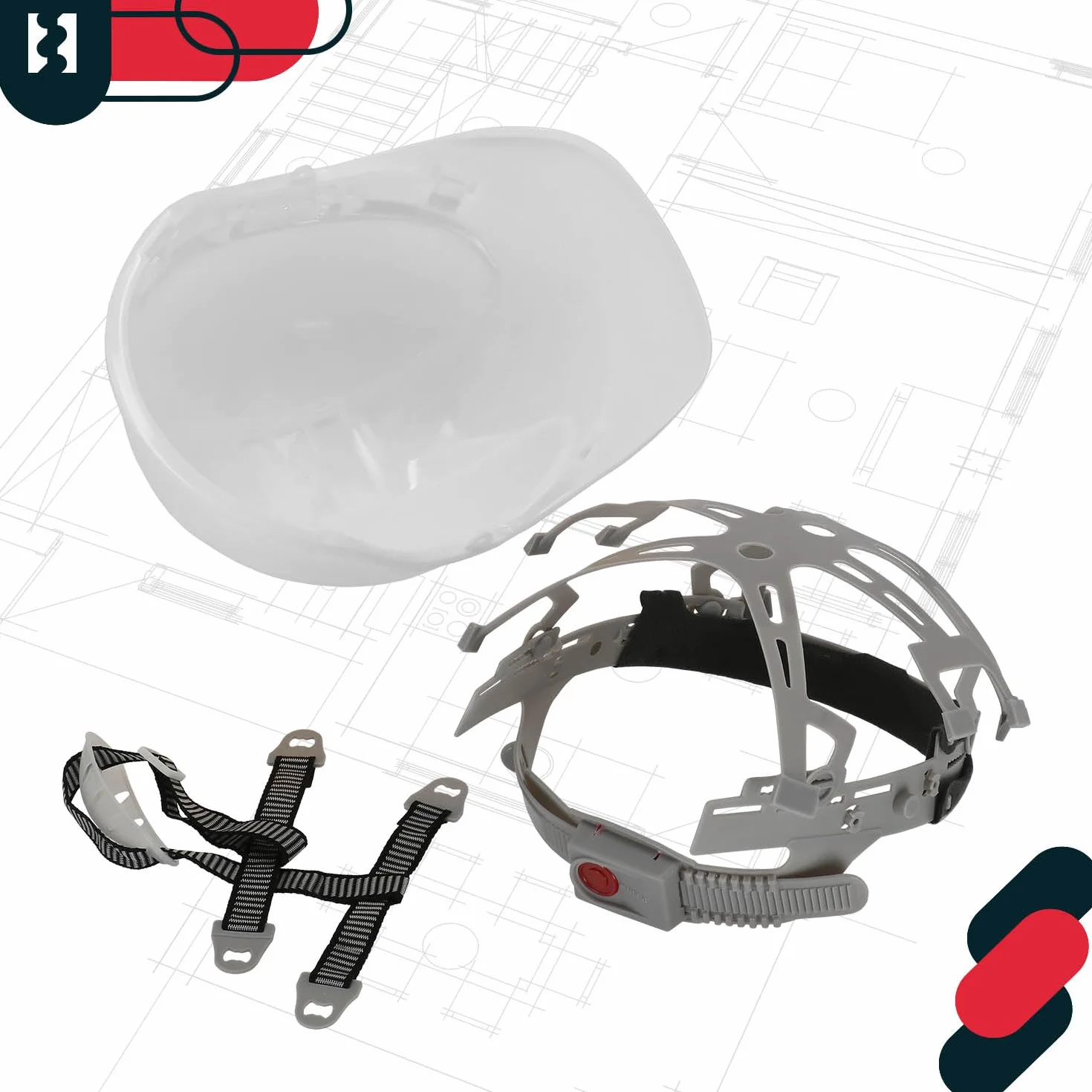 KOTARBAU® Regulowany kask ochronny Kolor