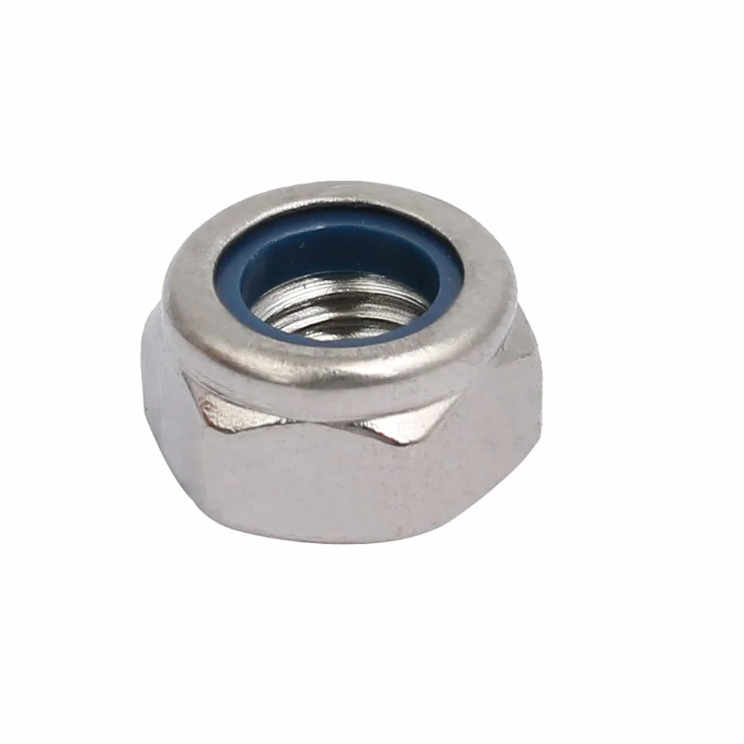 sourcing map 8 szt. lewa ręka nakrętki zabezpieczające 304 stal szlachetna gwint metryczny M8 x 1,25 mm de