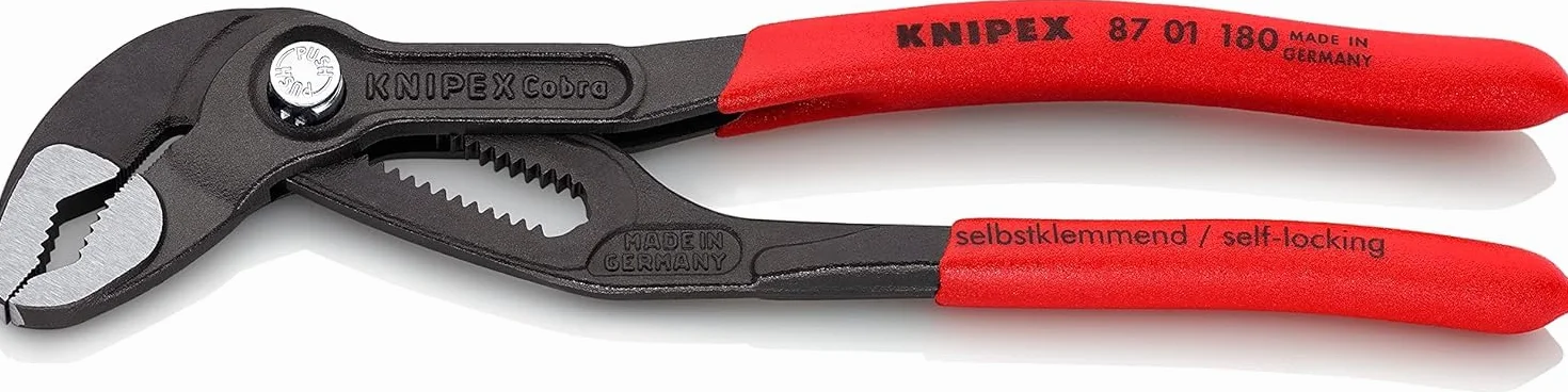 KNIPEX Cobra Szczypce nastawne do rur 180 mm 87 01 180