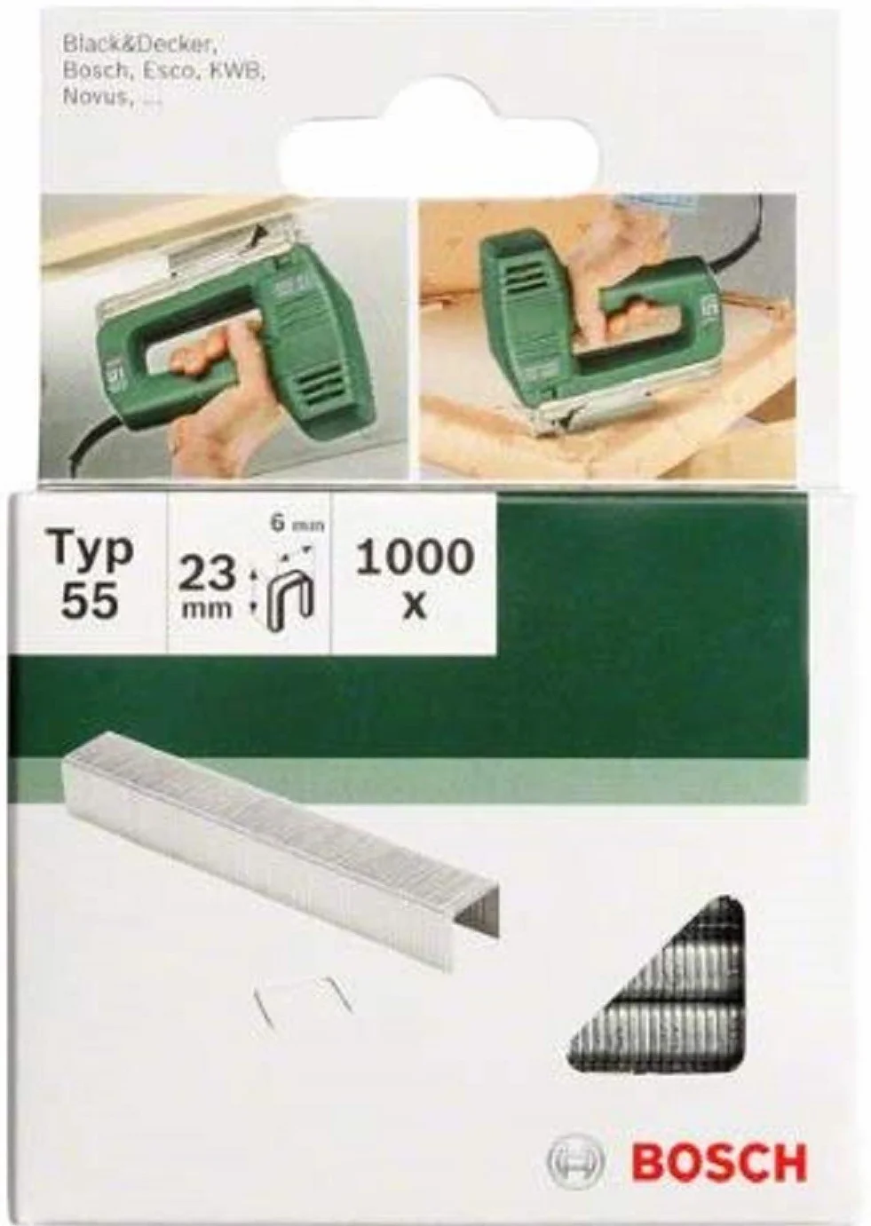 Bosch zszywki typ 55 6 x 1,08 x 18 mm