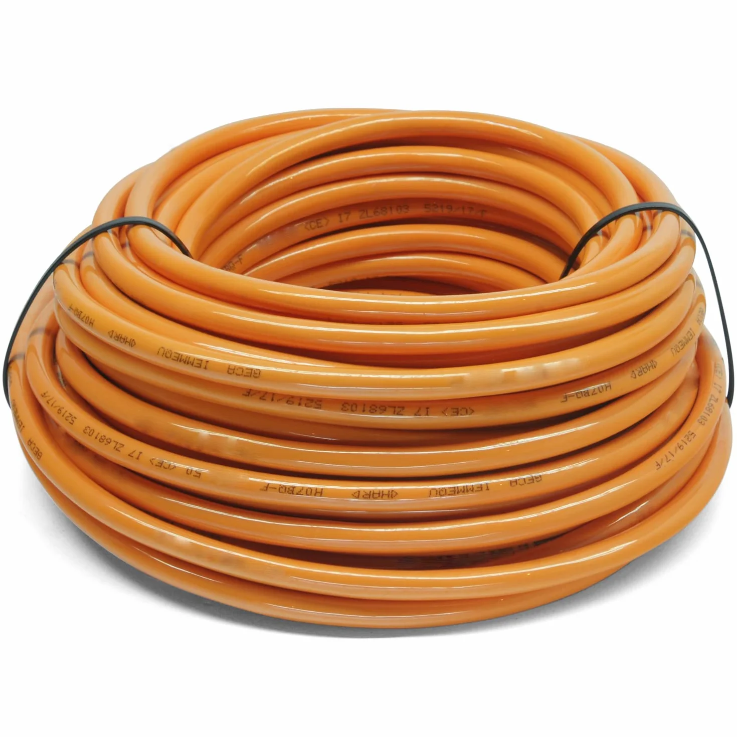 0003105 PUR przewód budowlany 230 V/16 A H07BQ-F 3 x 1,5 mm² pomara?czowy 5 m