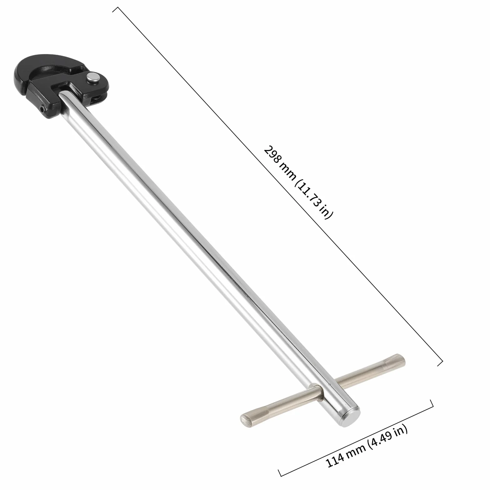 Zestaw 2 kluczy 298 mm z regulacj? nakr?tki kranowej, klucz do kranu ?azienkowego, sanitarnego kuchni, pojemno?? od 10 mm do 32 mm