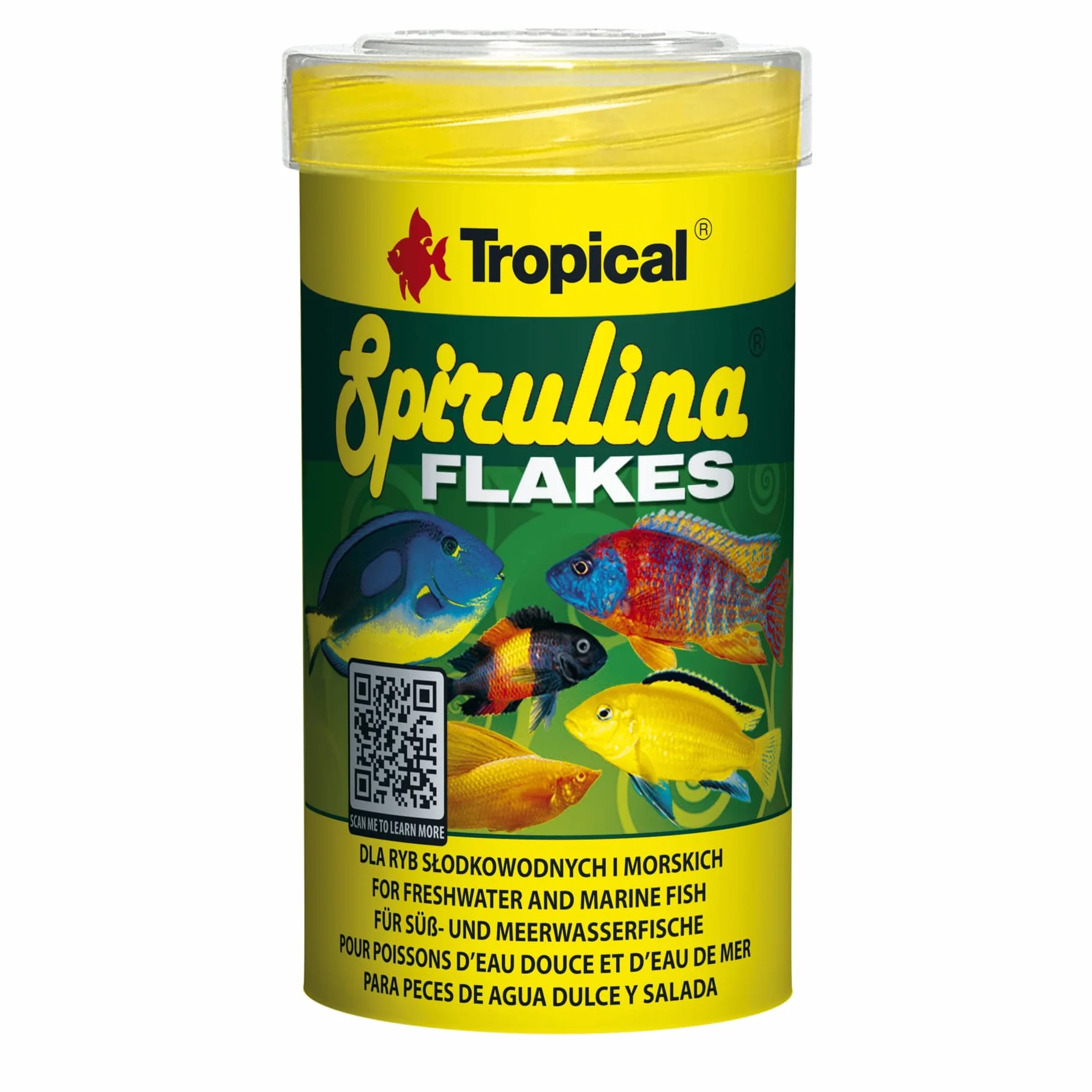 Pokarm dla roślinożernych ryb w formie płatków SPIRULINA FLAKES 100ml / 20g