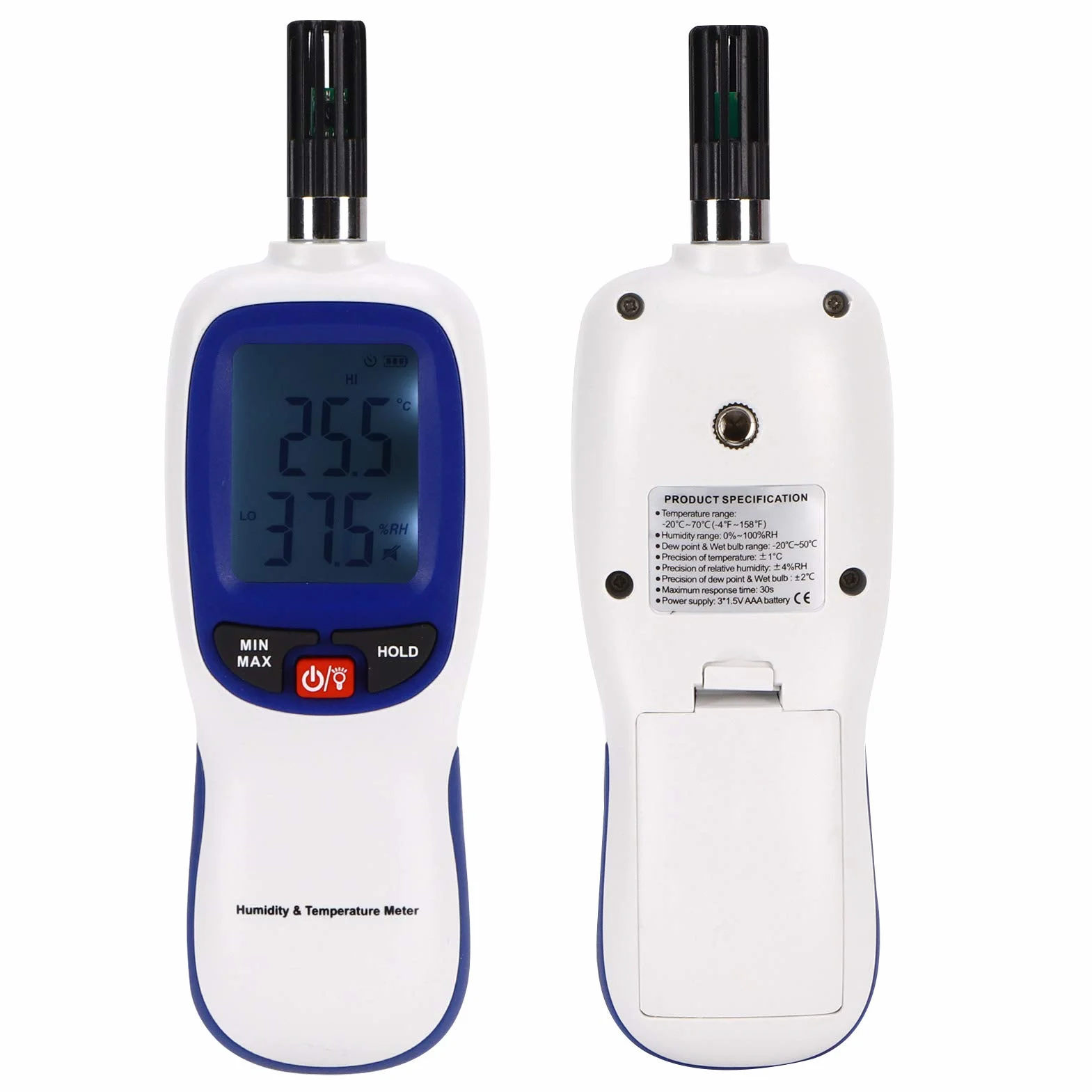 WT83B Termometr Pokojowy Miernik Wilgotności Bluetooth LCD Podświetlenia