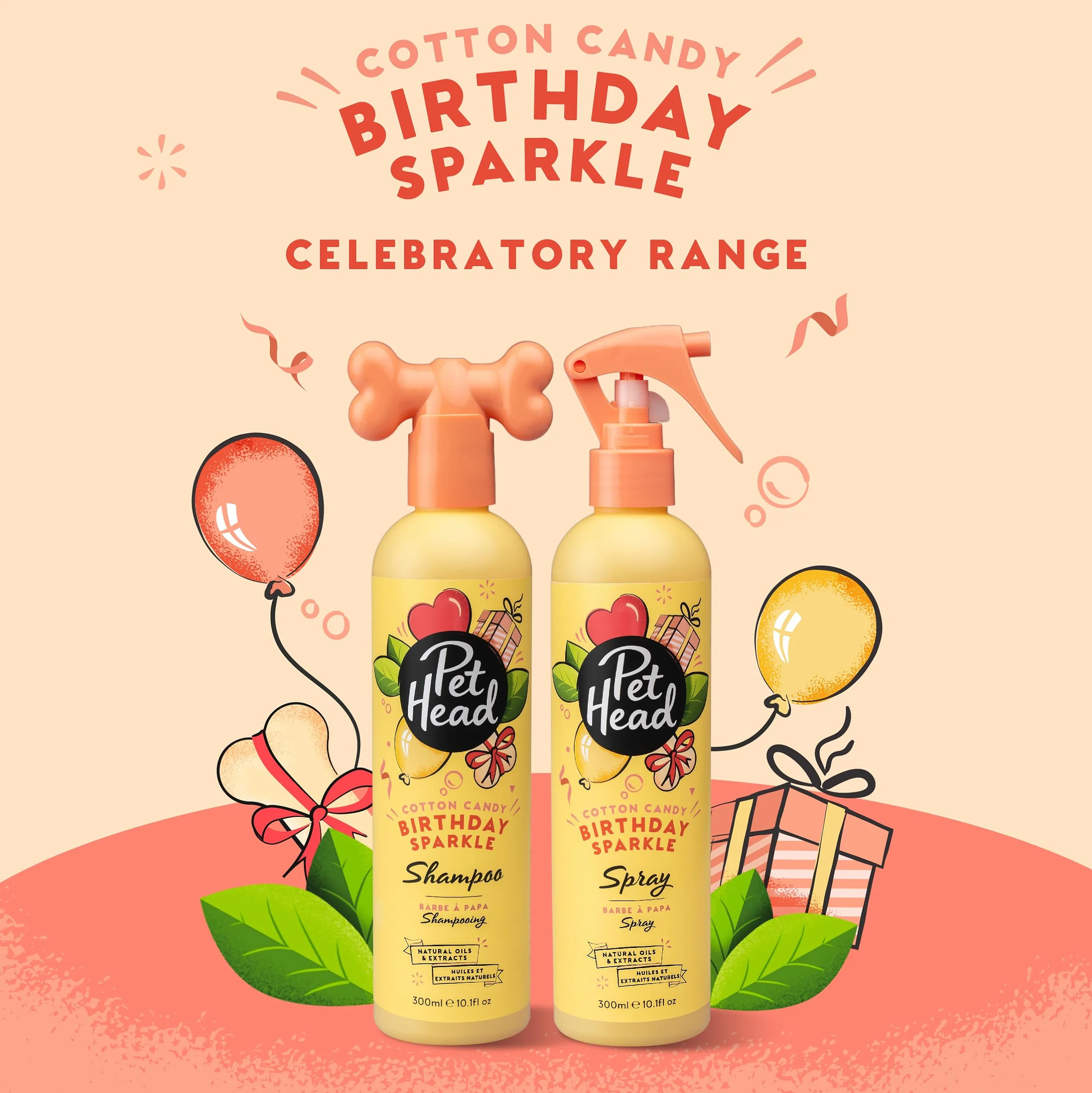 PET HEAD Szampon dla psa 300ml Birthday Sparkle hipoalergiczny naturalny