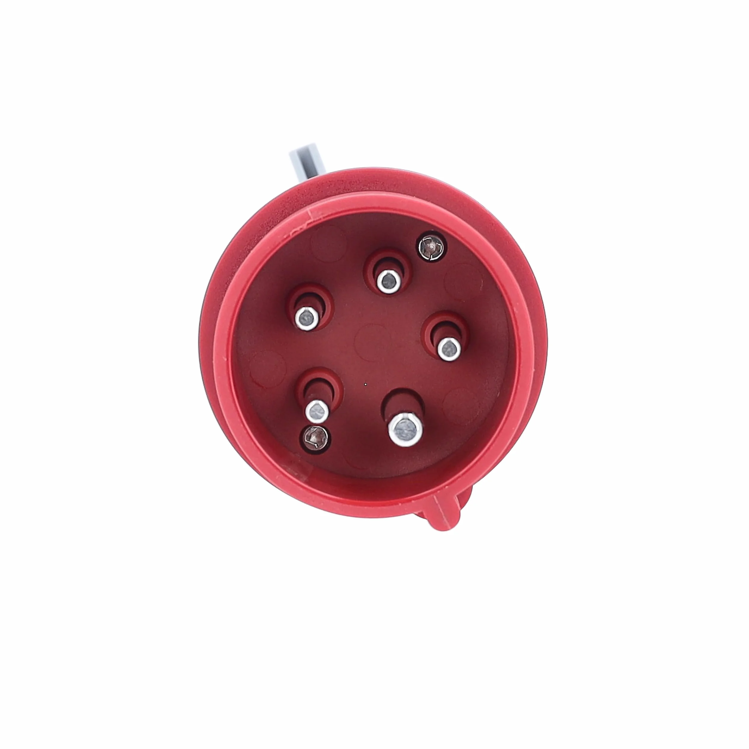 as - Schwabe 61478 Trójfazowa Wtyczka Testowa, 400V/32A/5-Stykowe, Czerwony