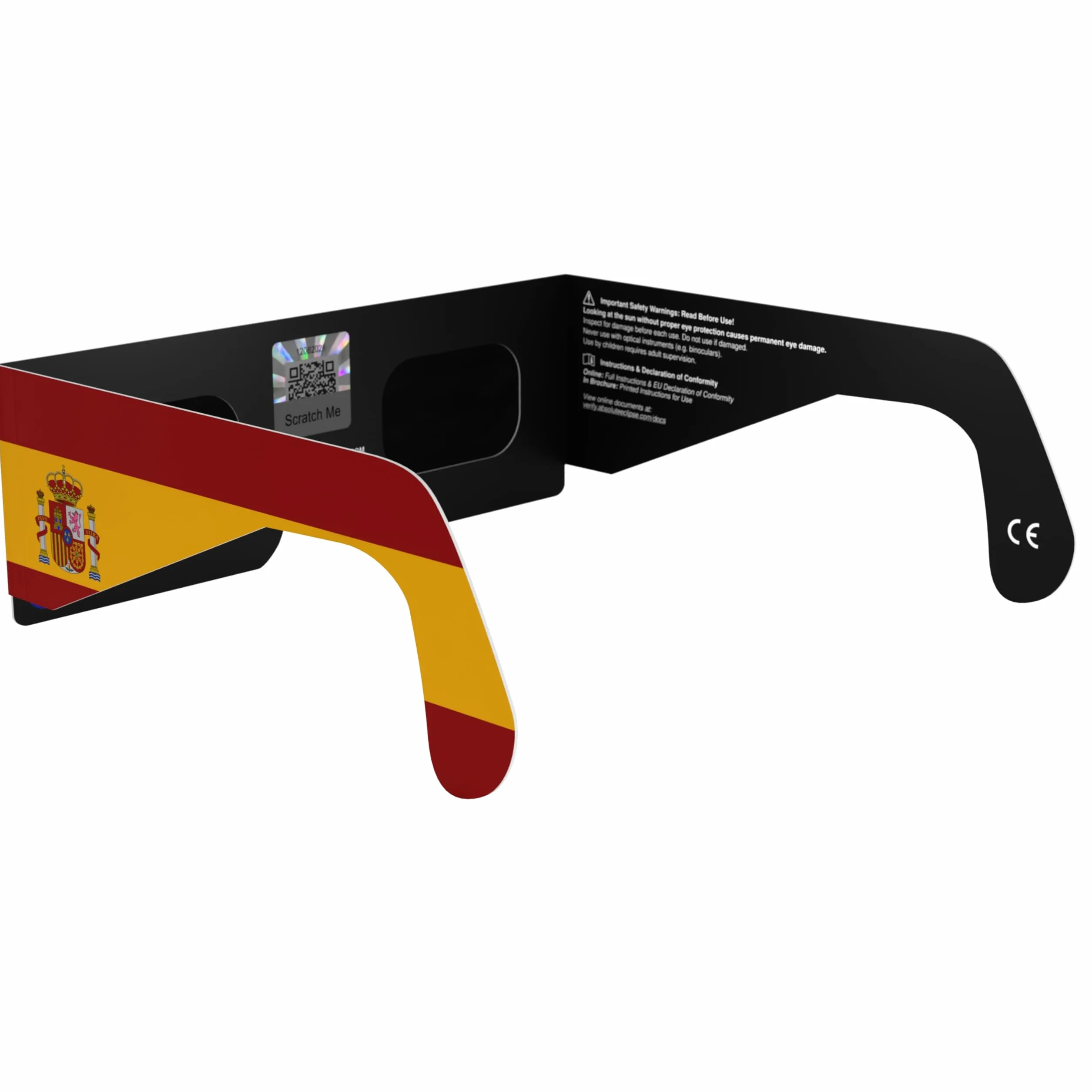 Absolute Eclipse ES Okulary do zaćmienia słońca hurtowo - testowane przez ISO 12312-2 i certyfikat CE - zalecany przez AAS producent UE - 2026 Eclipse Europe