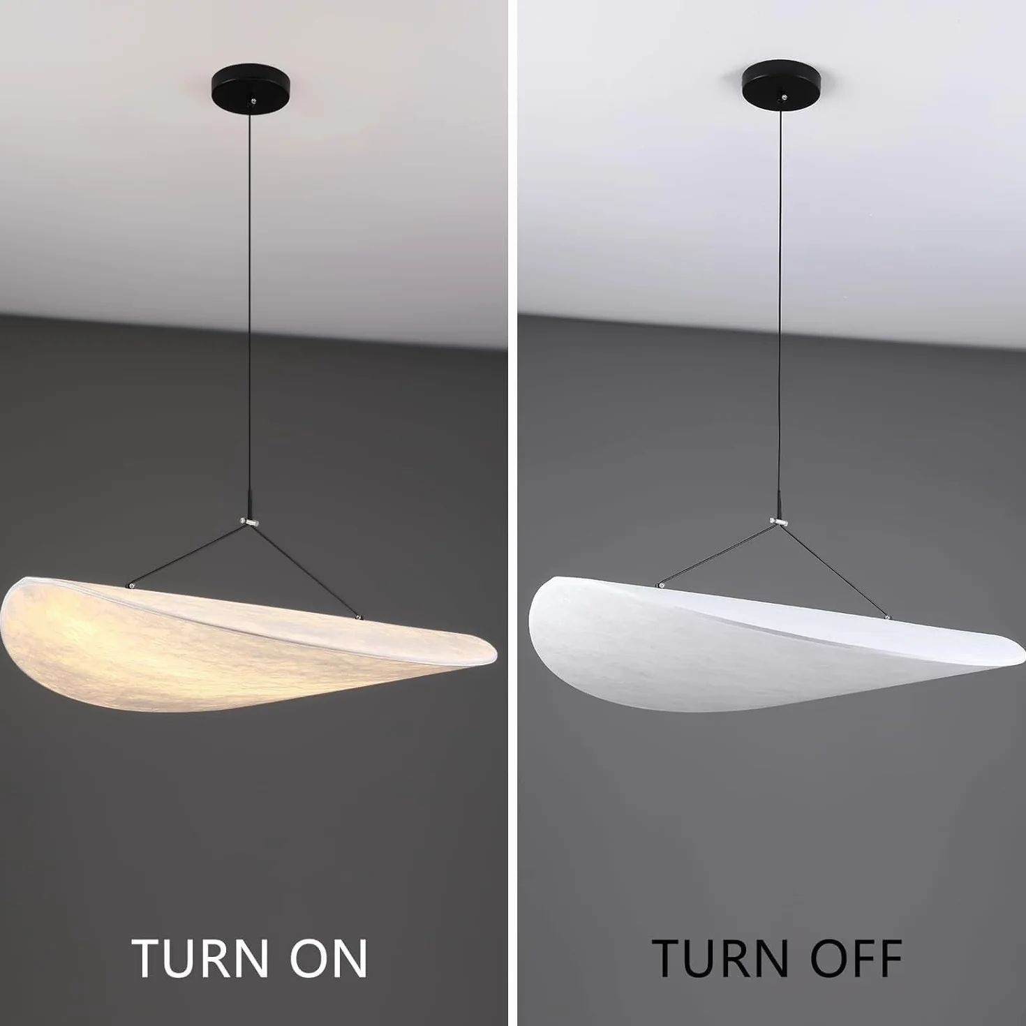 Nowoczesna lampa wisząca z jedwabiu LED duża biała wisząca lampa sufitowa w stylu nordyckim regulowana wysokość żyrandol Wabi Sabi Deco do salonu kuchni wyspy jadalni
