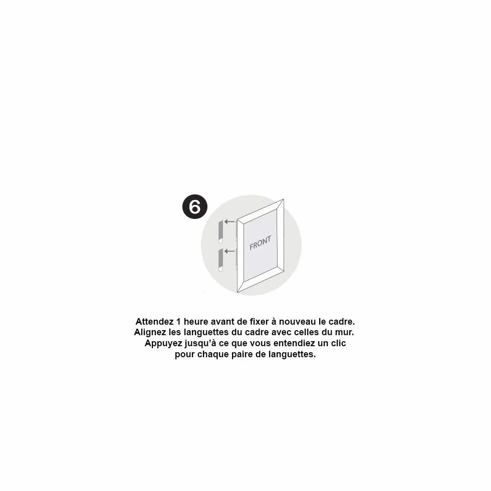 Command 17201BLK paski montażowe do obrazów 5,4 kg 4 zestawy czarne