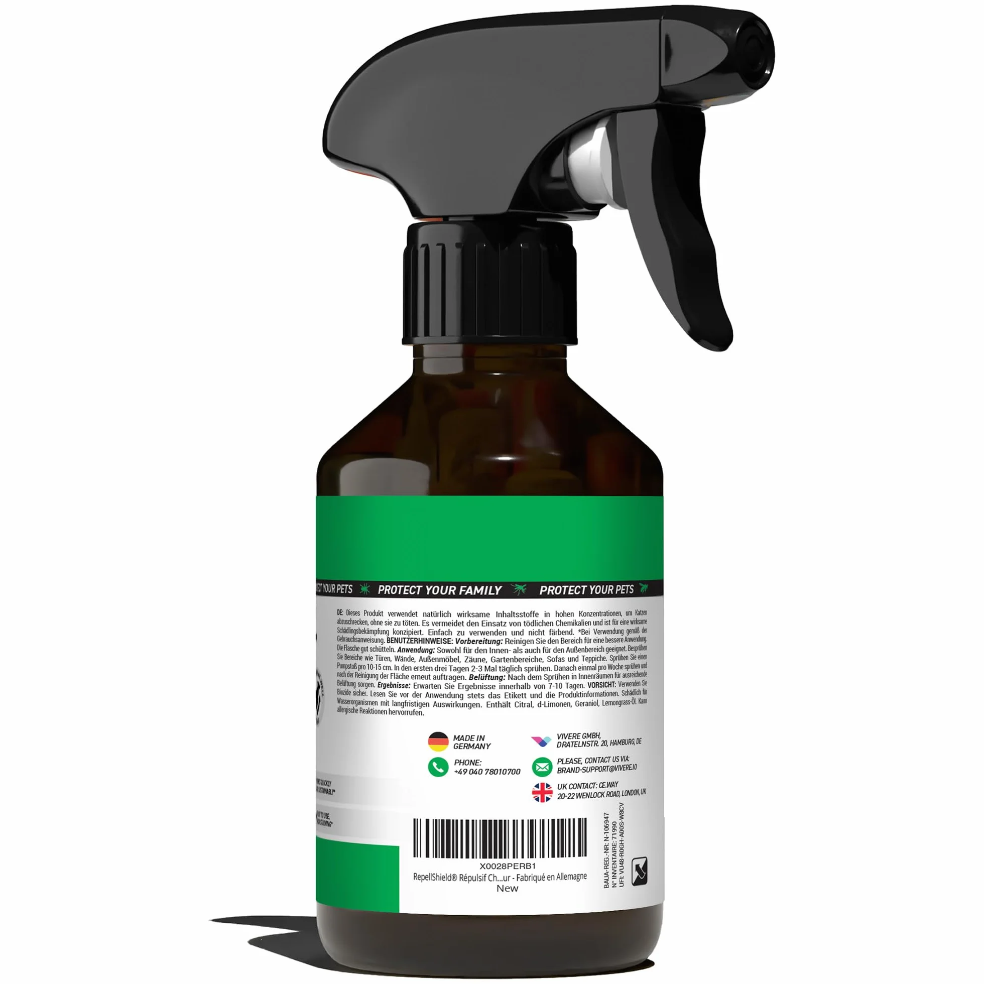 RepellShield naturalny spray dla kotów 250ml Nieplamiący z olejkami eterycznymi