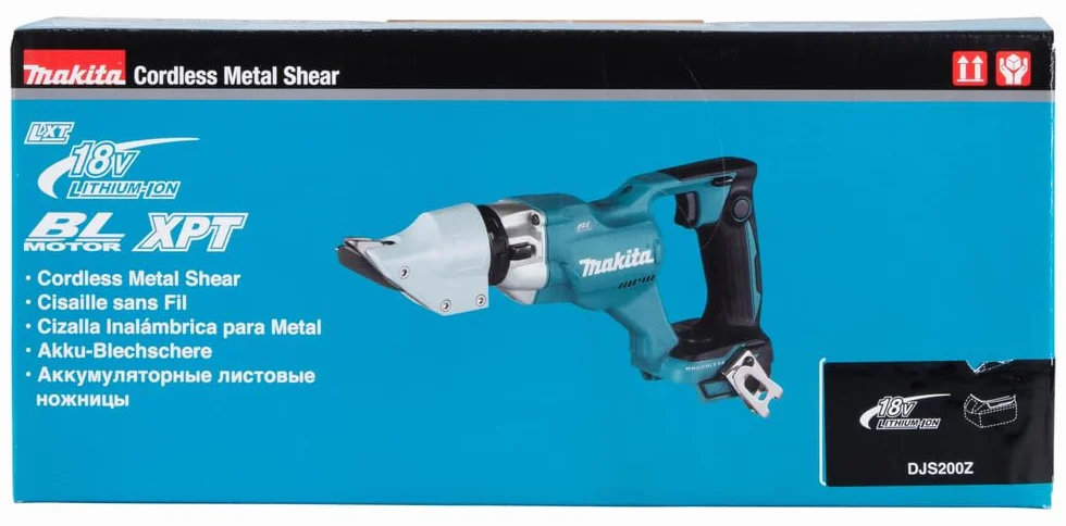 Makita DJS200Z Nożyce do Blachy Akumulatorowe 18 V 2 mm