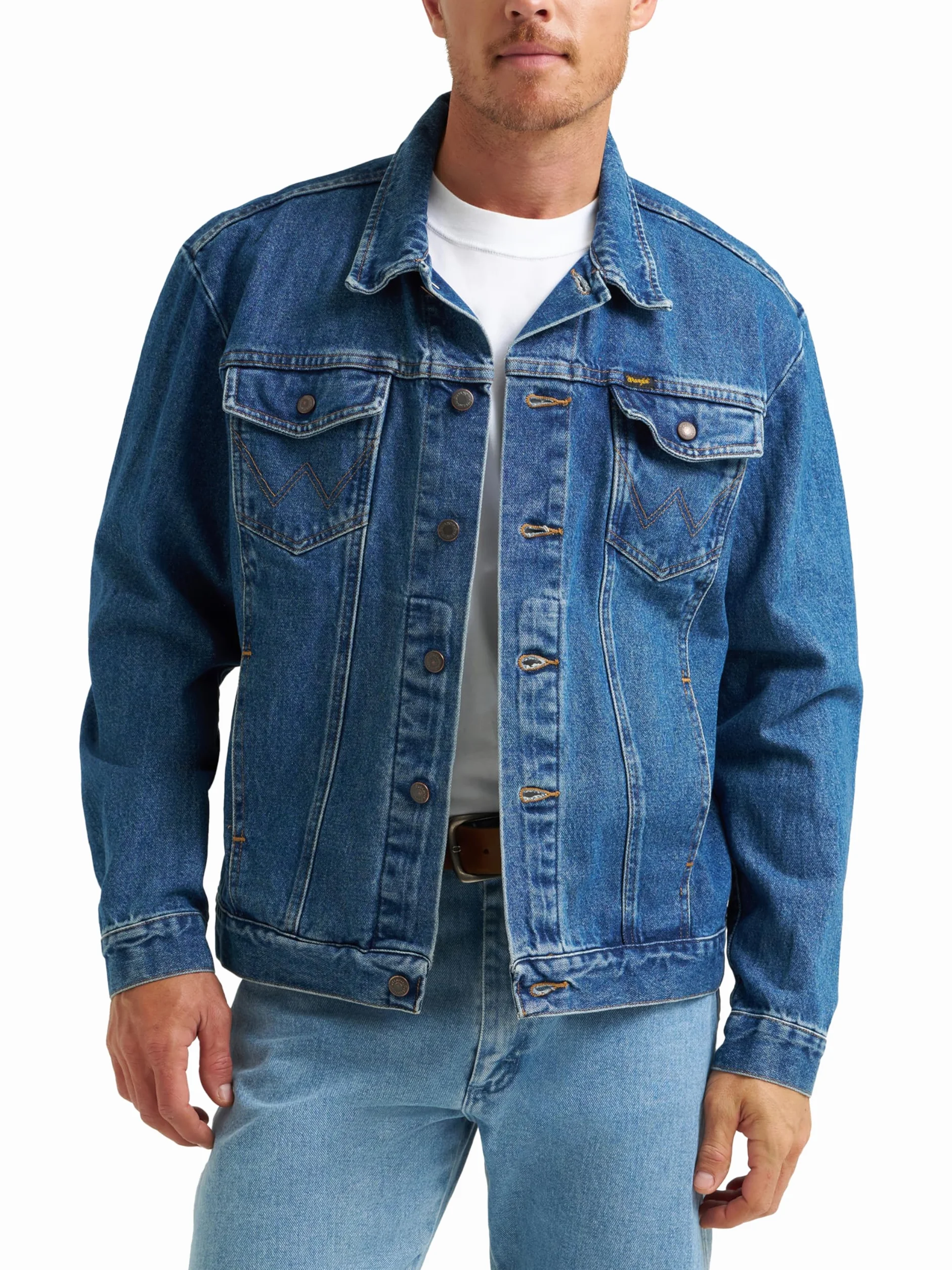 Wrangler Odzież wierzchnia Mężczyźni Cowboy Cut Western Unlined Denim Jacket