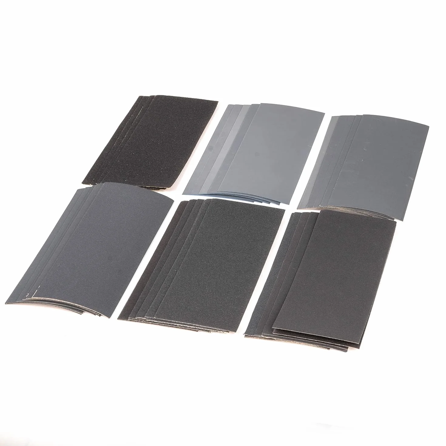Papier ścierny zestaw 60 sztuk ziarnistość 80-3000 na mokro i sucho do drewna metalu