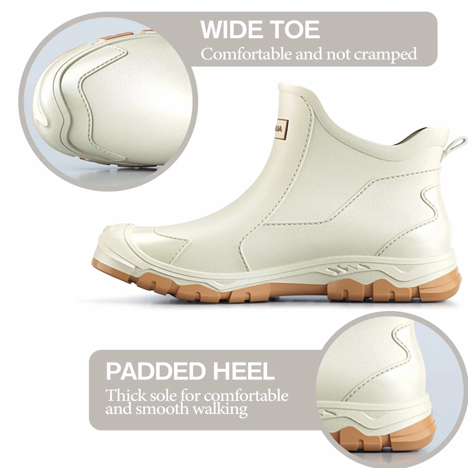 Kalosze męskie i damskie, stylowe buty, wodoszczelne, antypoślizgowe, buty robocze, buty ogrodowe, męskie nadają się na deszczowe dni, wilgotne otoczenie, rozmiar