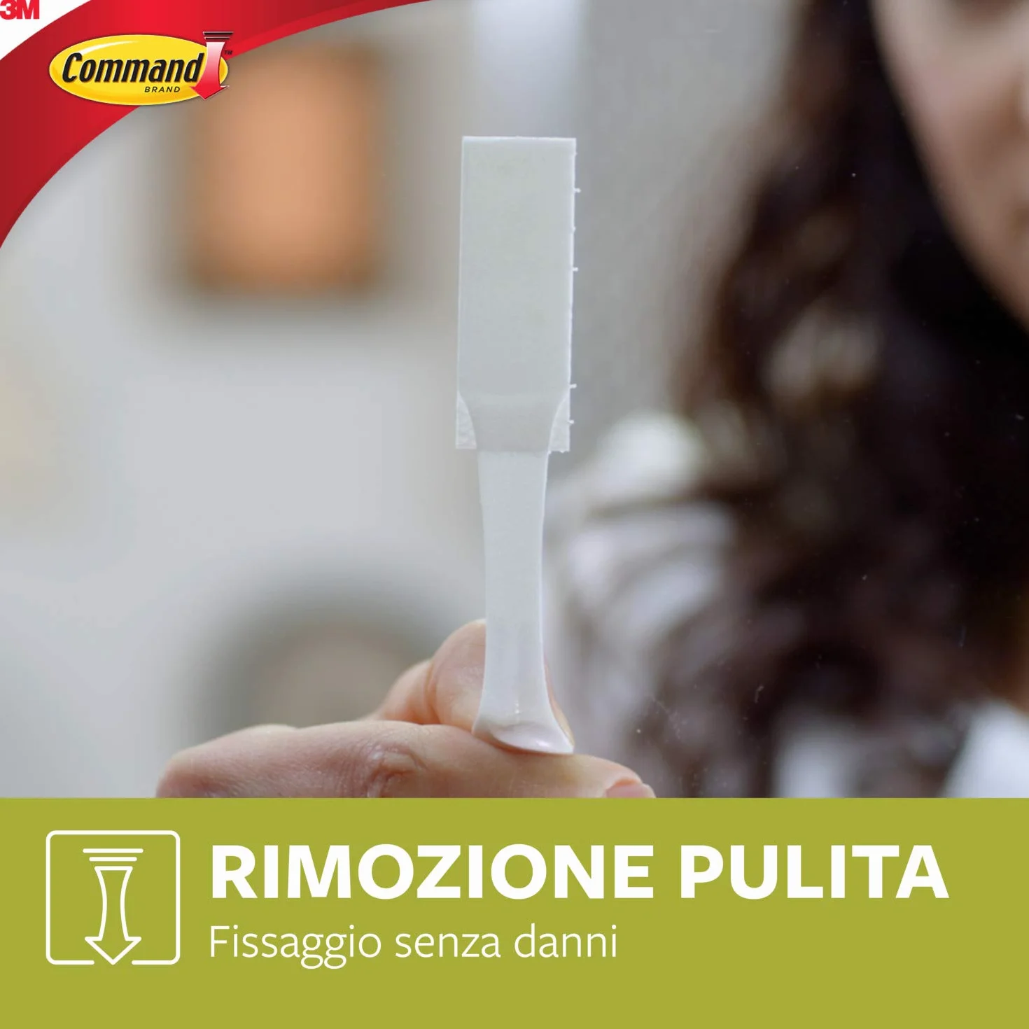 Command UU001563723 51287 taśma klejąca rozmiar M-biała