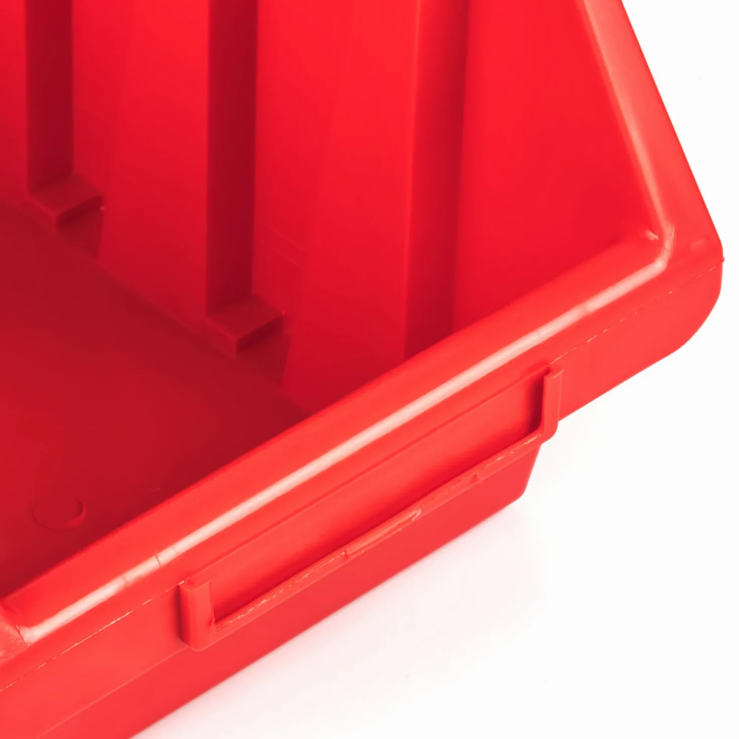 Pudełko do sortowania warsztatowe czerwone 11,5 x 8,5 x 6 cm