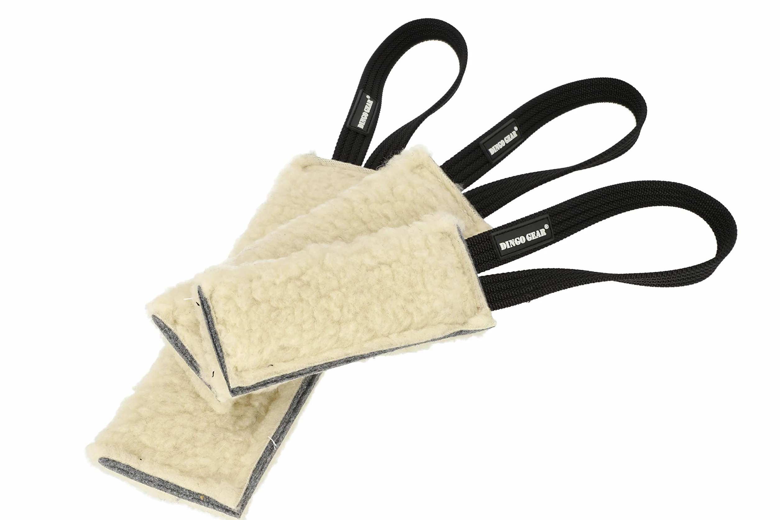 Dingo Gear Gryzak dla psa do treningu psów z wełny owczej z jedną rączką 25 x 8 cm S00429