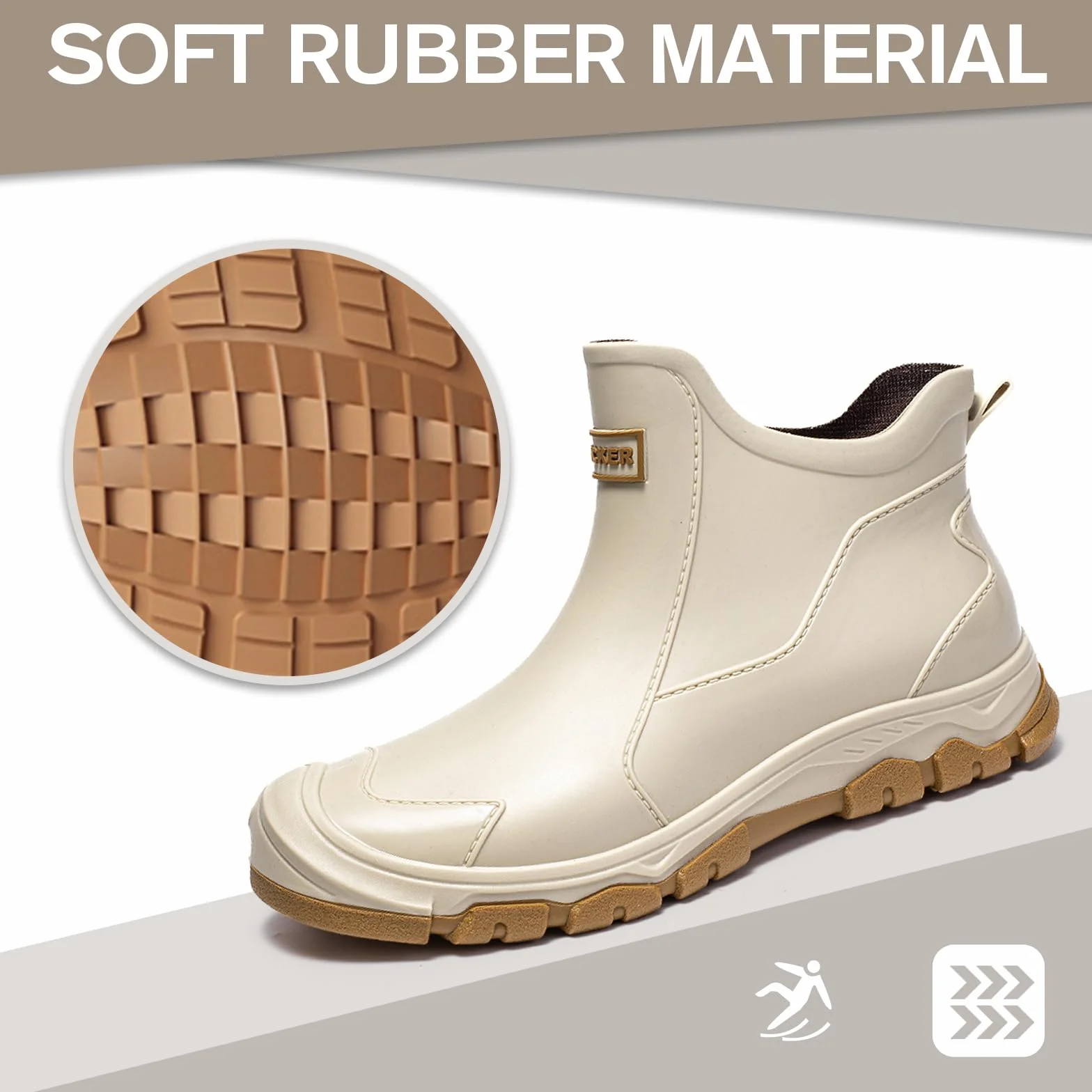 Kalosze męskie i damskie, stylowe buty, wodoszczelne, antypoślizgowe, buty robocze, buty ogrodowe, męskie nadają się na deszczowe dni, wilgotne otoczenie, rozmiar