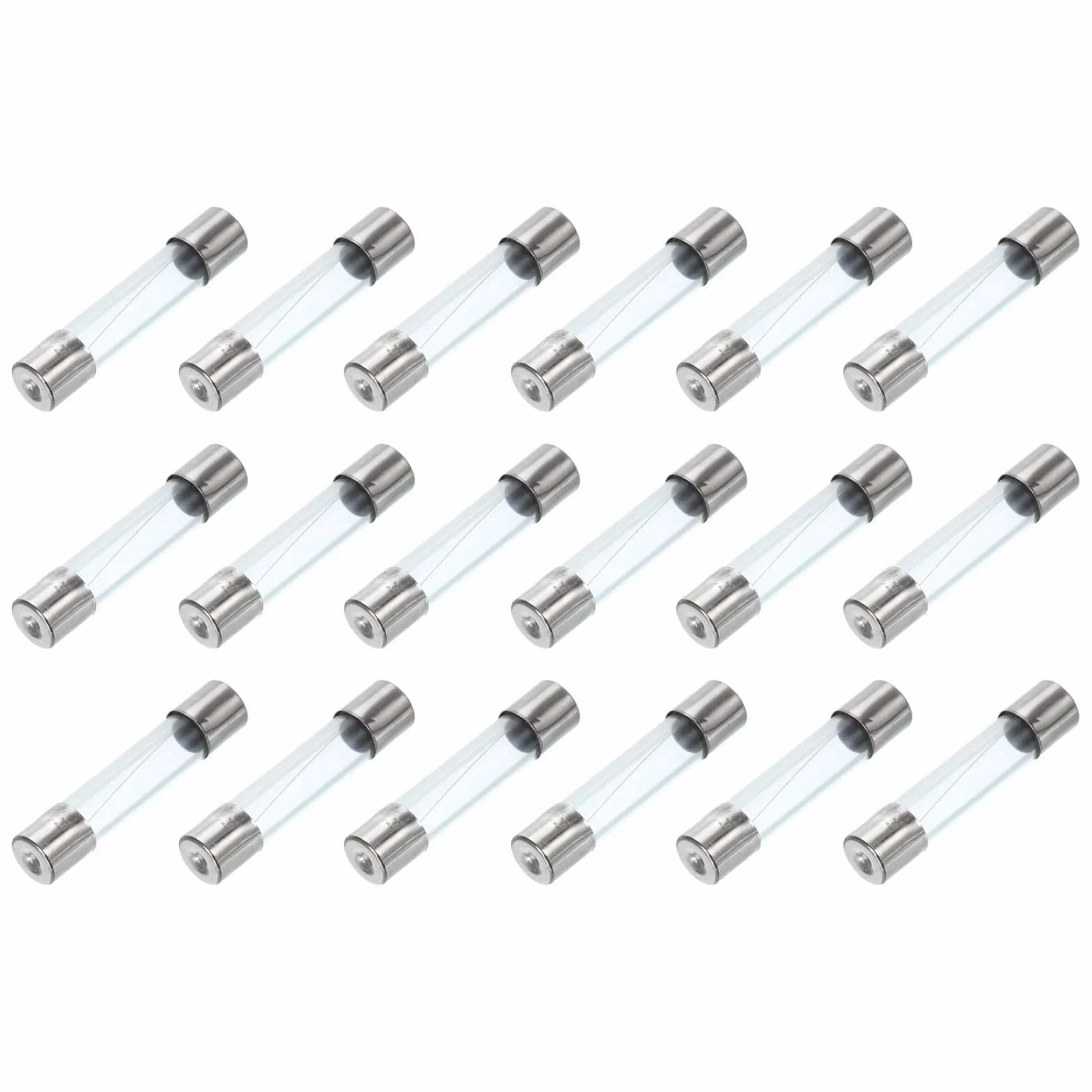 QUARKZMAN 18 sztuk bezpieczników rurowych szklanych, 6 x 30 mm 1 A 250 V do wymiany lub naprawy różnych urządzeń gospodarstwa domowego (F1A)