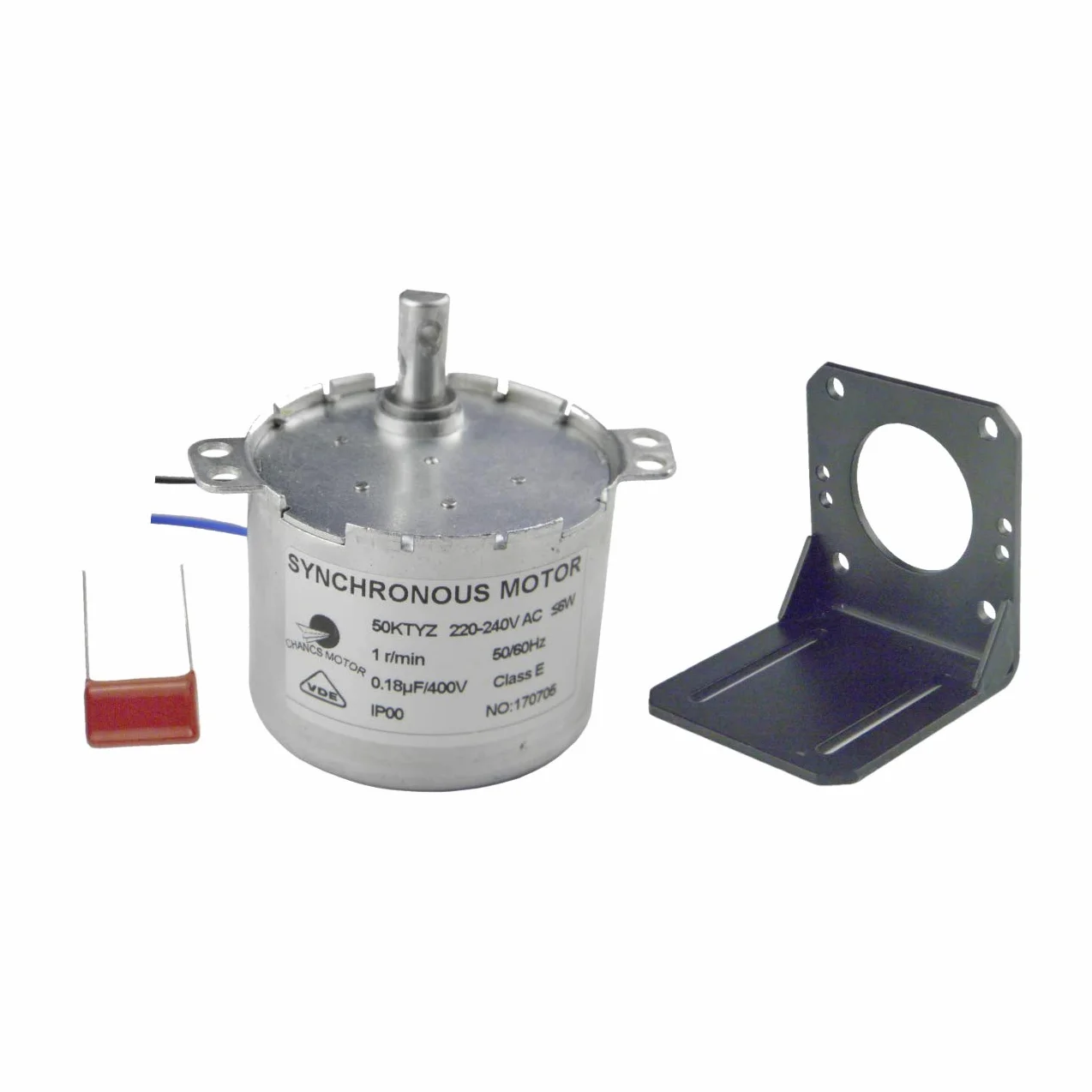 CHANCS Silnik synchroniczny z magnesem trwałym 50KTYZ 220 V 1-1,2 RPM mikro-AC